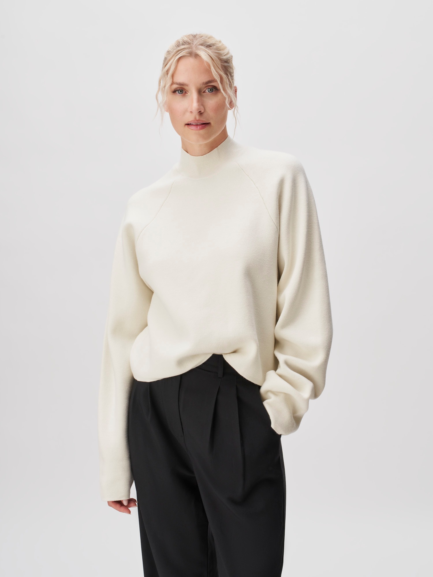 LeGer Strickpullover »Heather, LeGer by Lena Gercke«, Loose fit mit Rundhalsausschnitt