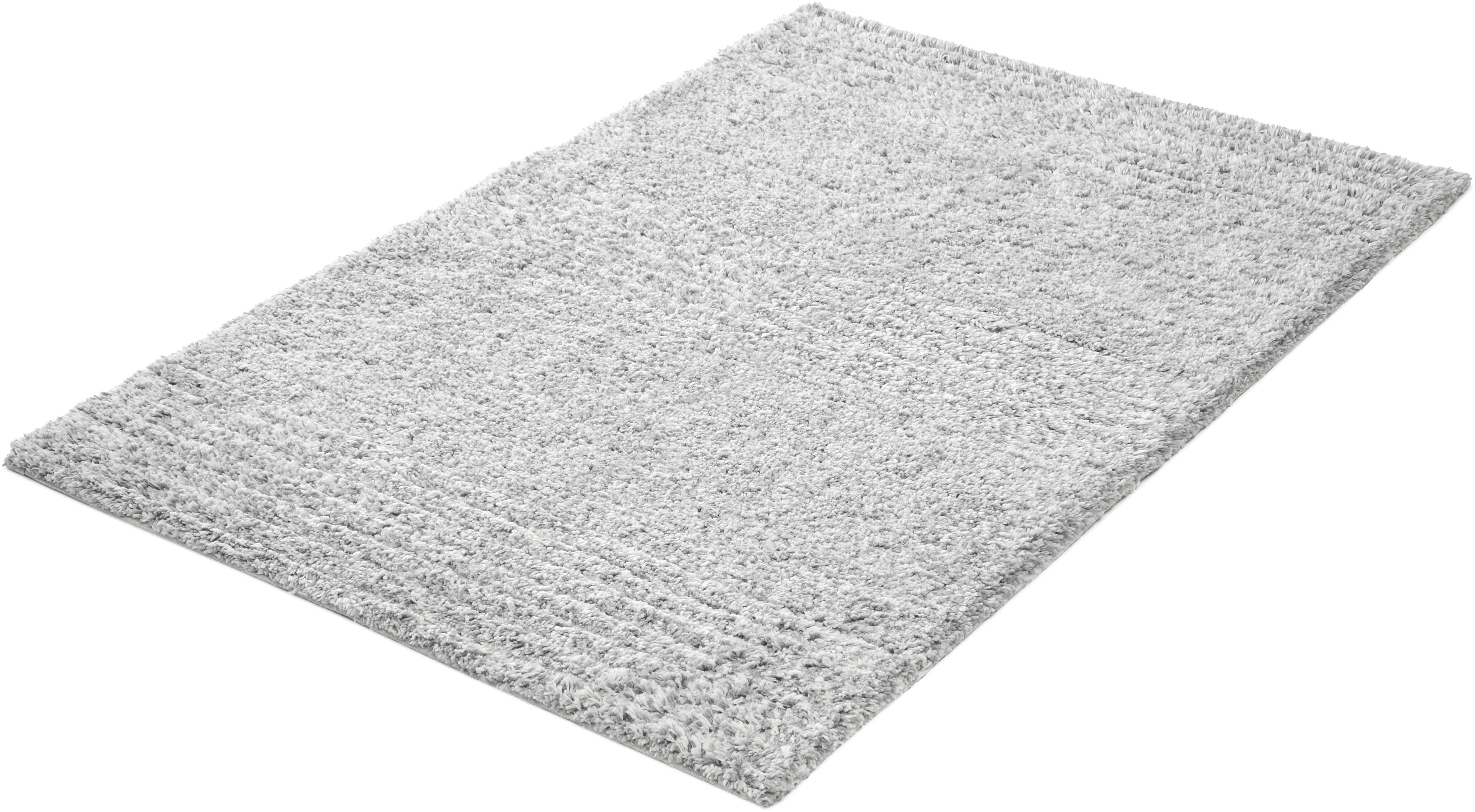 Kleine Wolke Badematte ""Planta", Badvorleger, Badezimmer Teppich" Höhe 8 mm rutschhemmend beschichtet fußbodenheizungsgeeignet Badteppich, Uni Farben, Streifen Design, Hoch-Tief Effekt