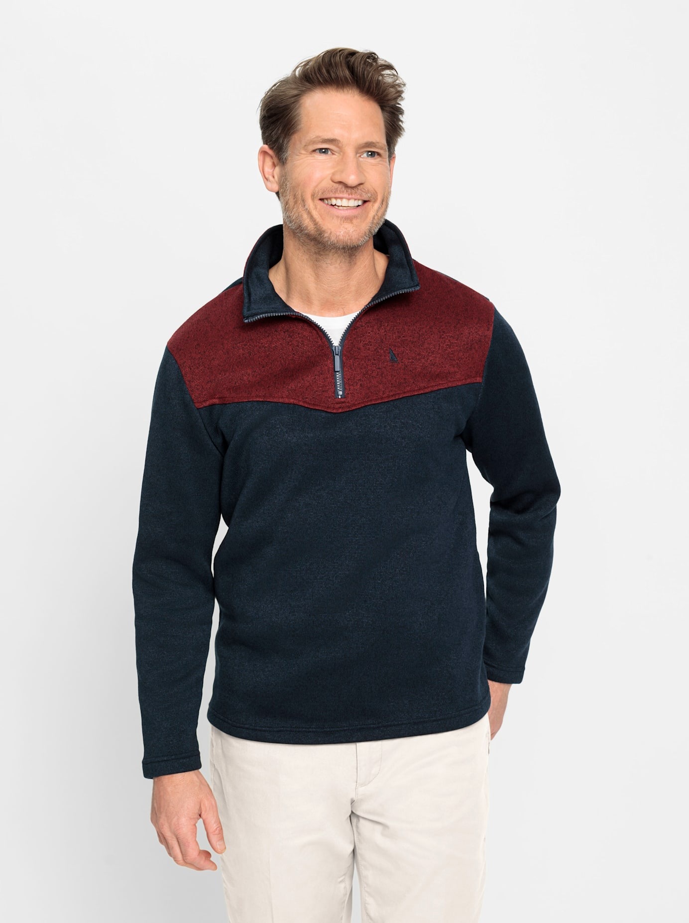 Fleeceshirt »Strickfleece-Shirt«