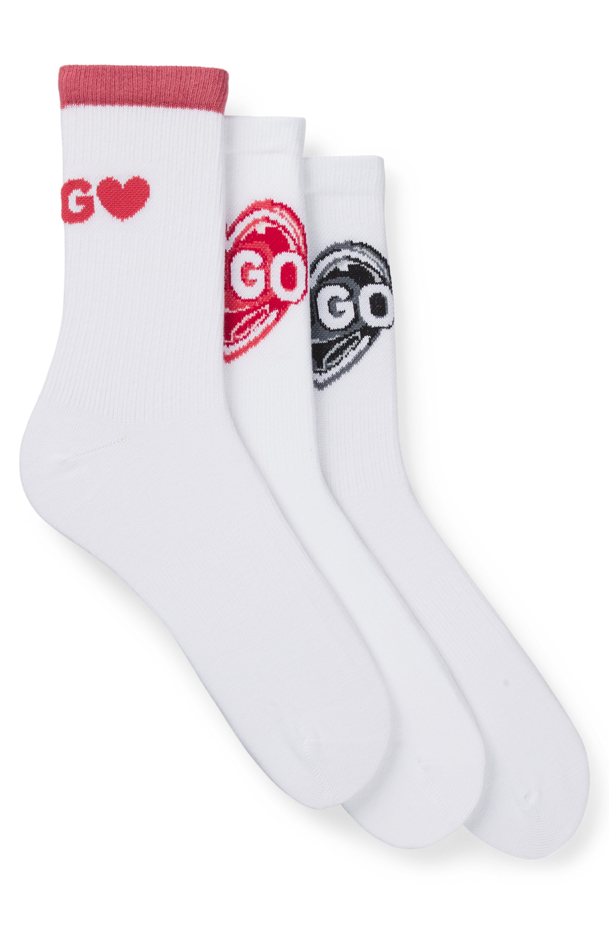 HUGO Underwear Sportsocken "3P QS VALENTINE CC W", (Packung, 3er Pack), sin günstig online kaufen