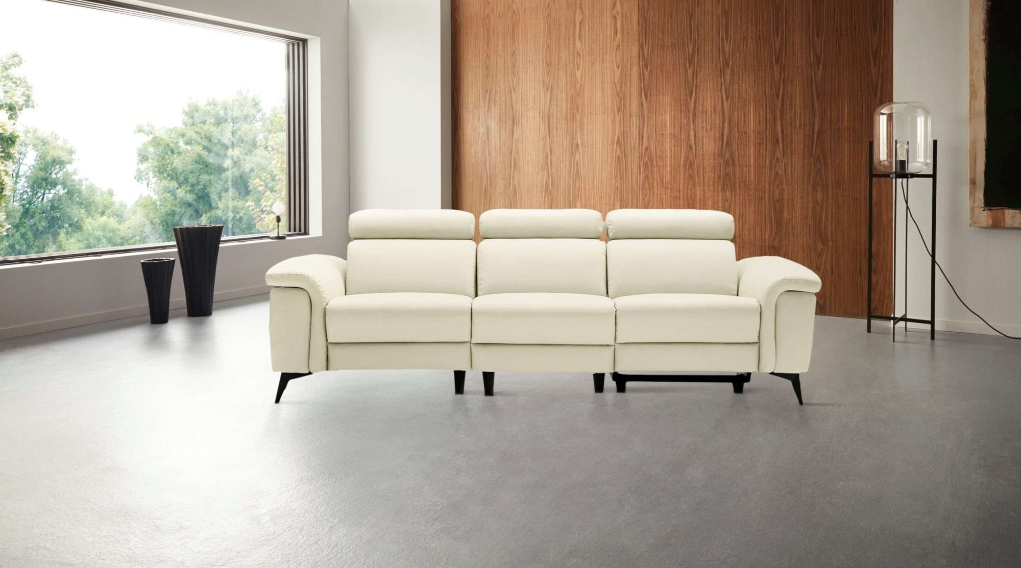 Places of Style 3-Sitzer »Marita«, mit elektrischer Relaxfunktion in einem Sitz und USB-Anschluss