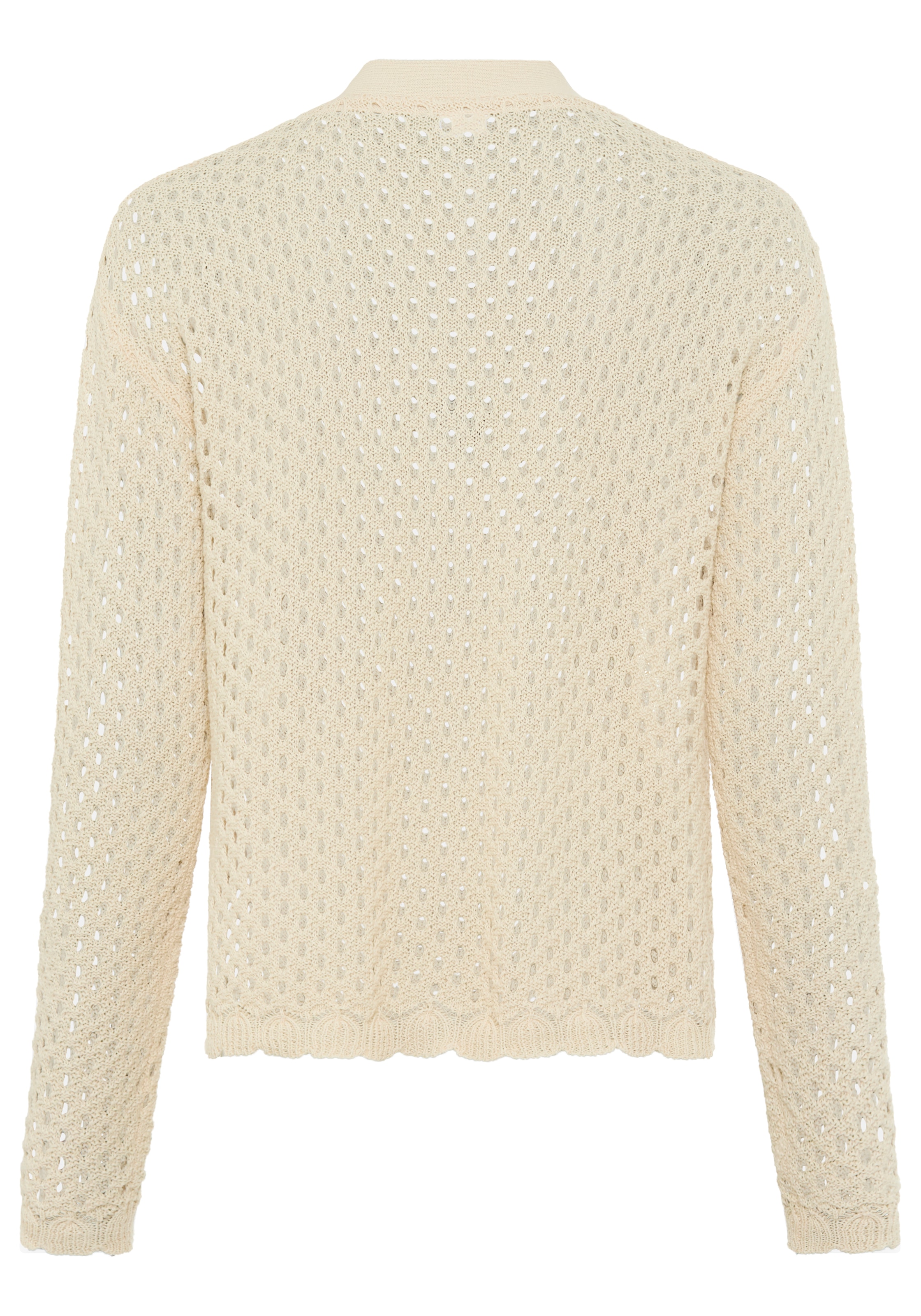 KangaROOS Ajourstrickjacke casual Stil, Langarm, bequeme Passform, Feinstrick