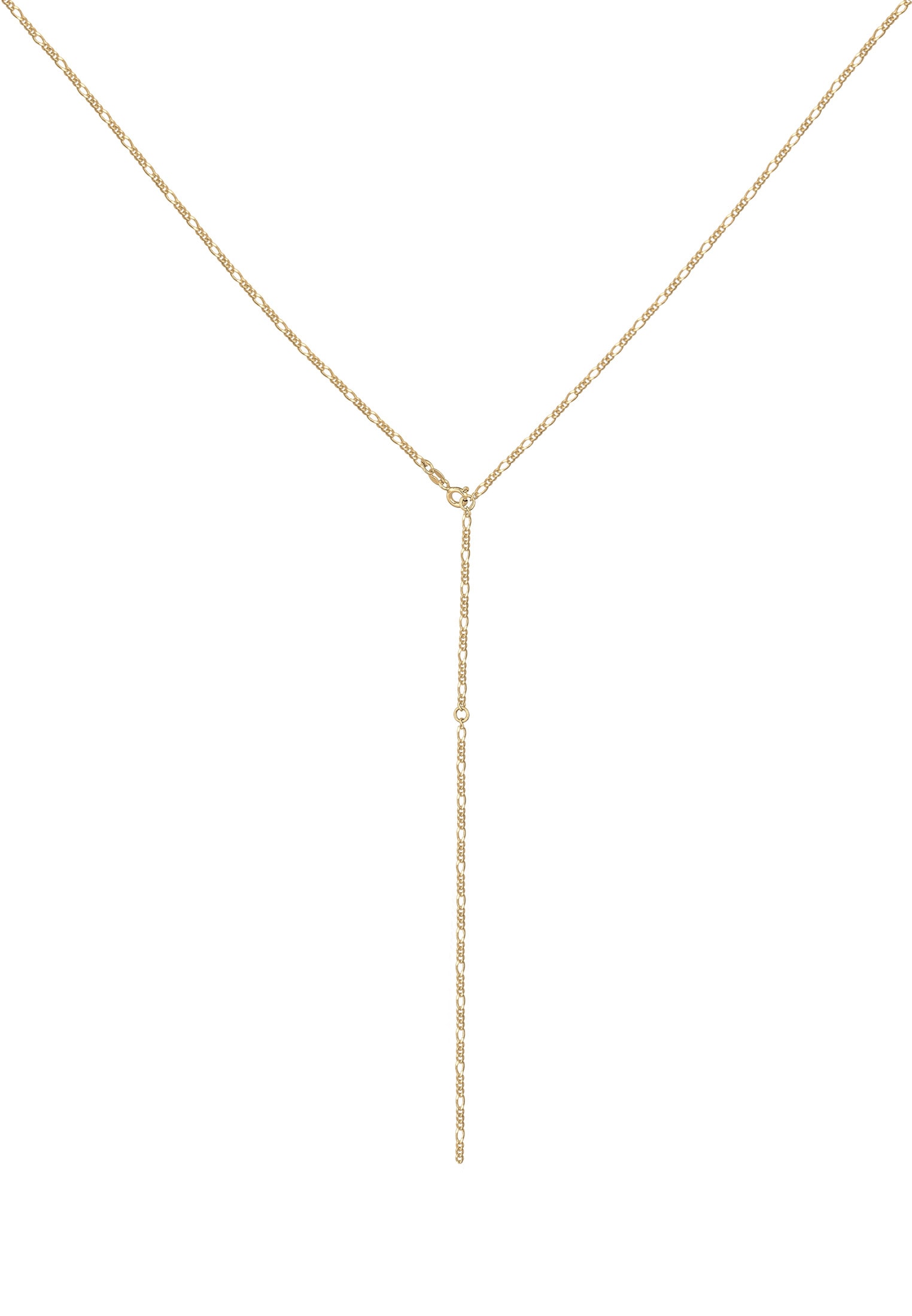 Elli Collierkettchen »Y-Kette Figaro Basic Trend Verstellbar 925 Silber«