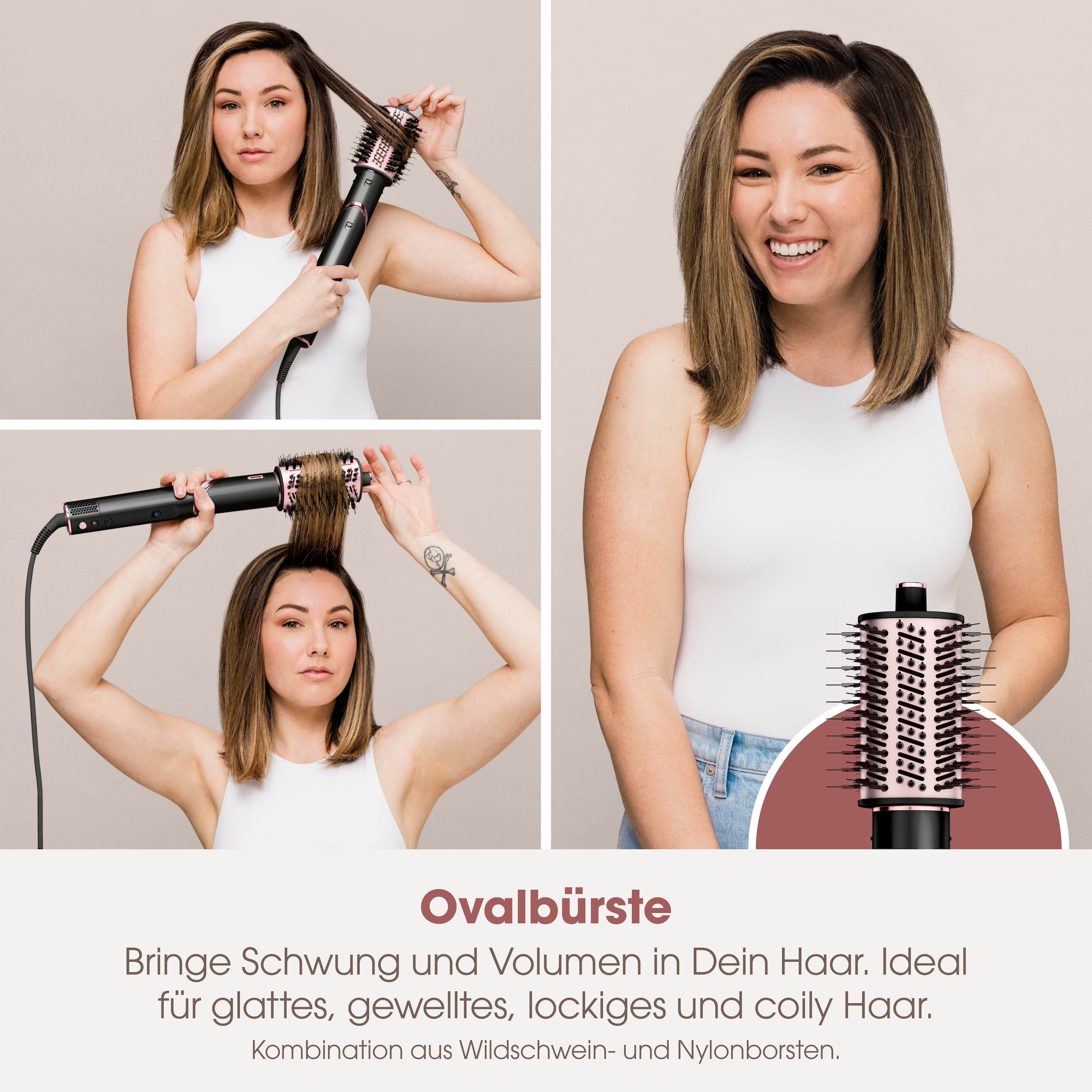 Shark Multihaarstyler »FlexStyle 5-in-1 Haarstyler und -trockner - Schwarz HD446EU«, 5 Aufsätze, Mit einer Drehung vom leistungsstarken Haartrockner zum Styler