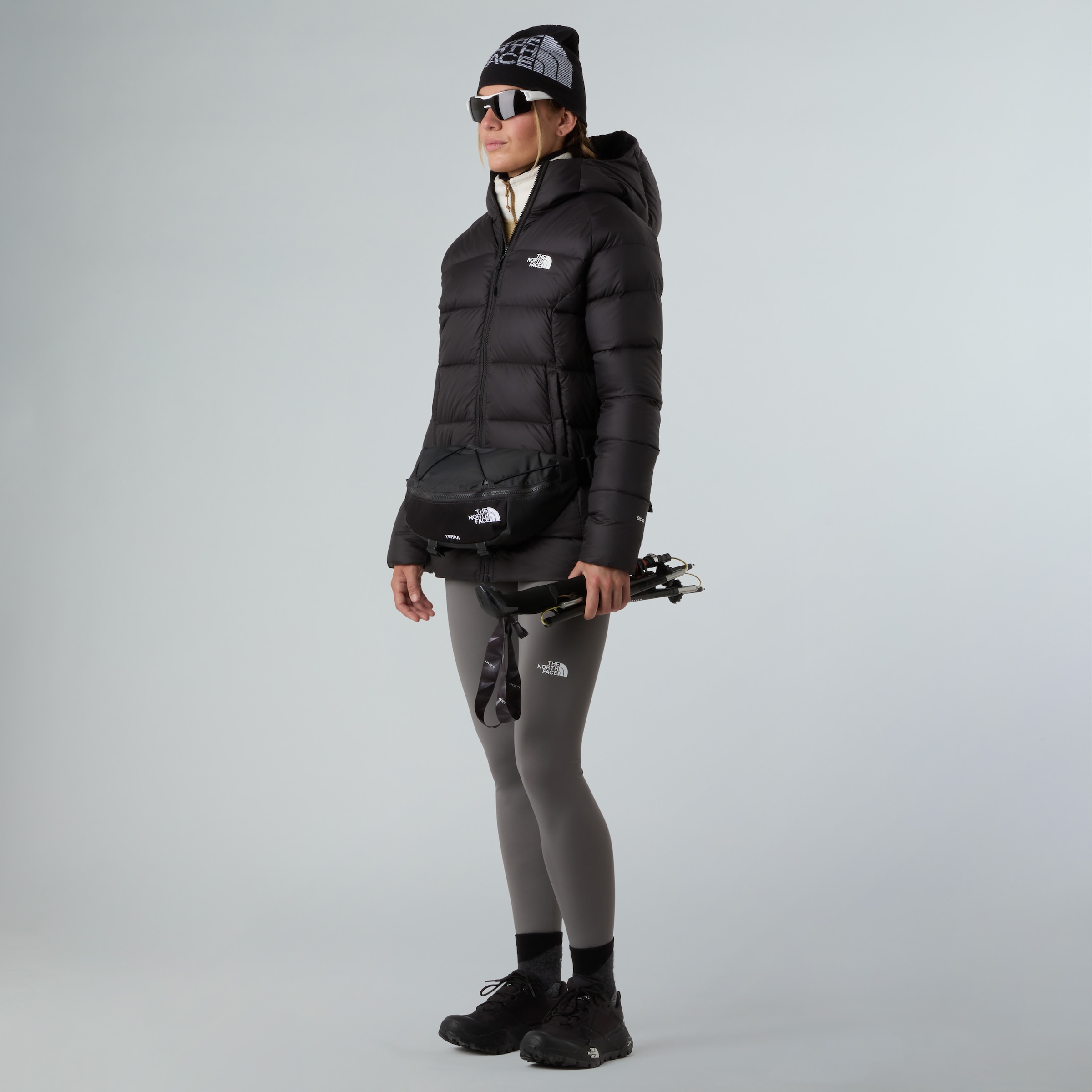 The North Face Daunenmantel »W HYALITE DOWN PARKA« 1 Stk. Daunenfüllung, lang geschnitten, warm