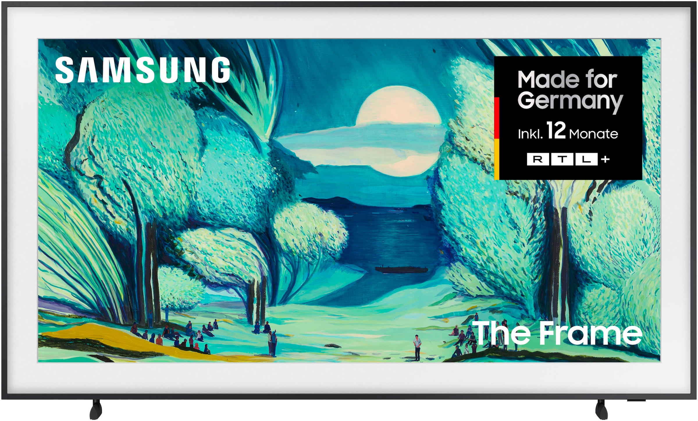 Samsung QLED-Fernseher »GQ55LS03FAU«, 4K Ultra HD, Smart-TV, The Frame, Mattes Display, Art Mode, Austauschbare Rahmen, Dolby Atmos