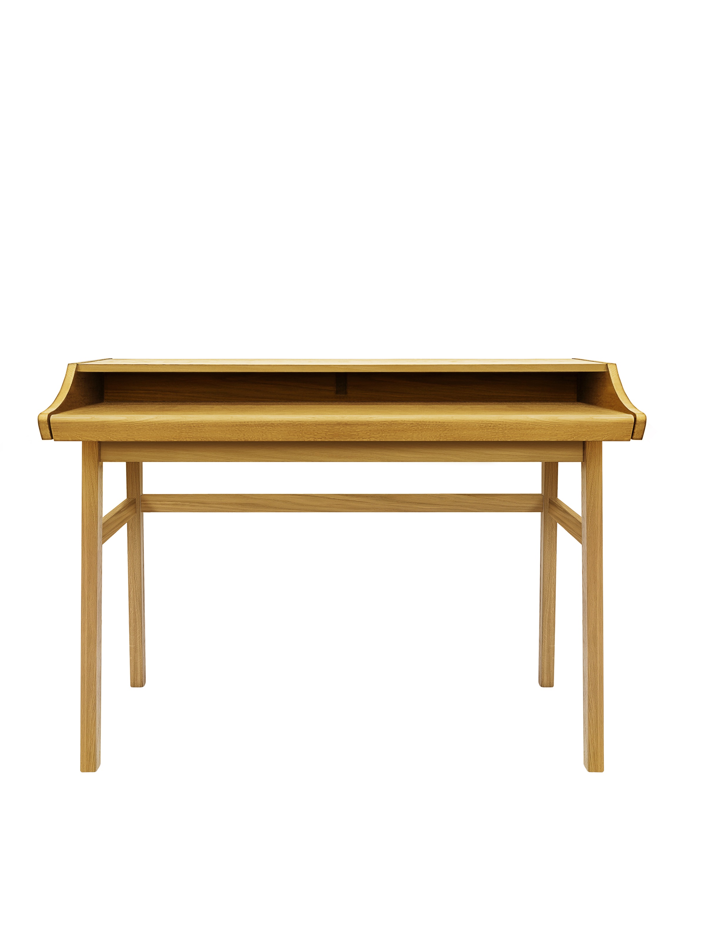 Schreibtisch »Carteret«, edles Holzfurnier aus Eiche, Gestell Massivholz, Breite 115 cm