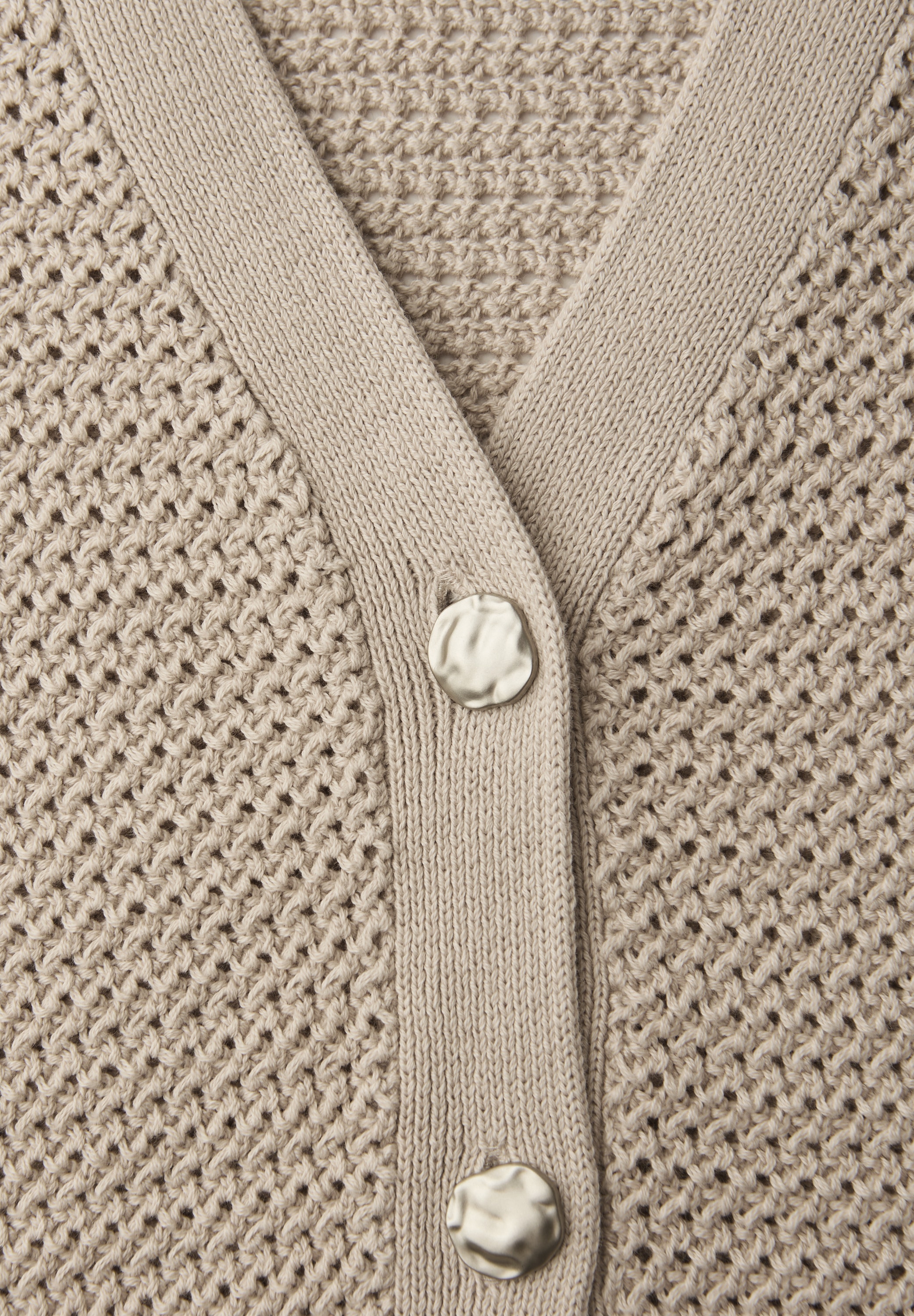 STREET ONE Strickjacke aus reiner Baumwolle