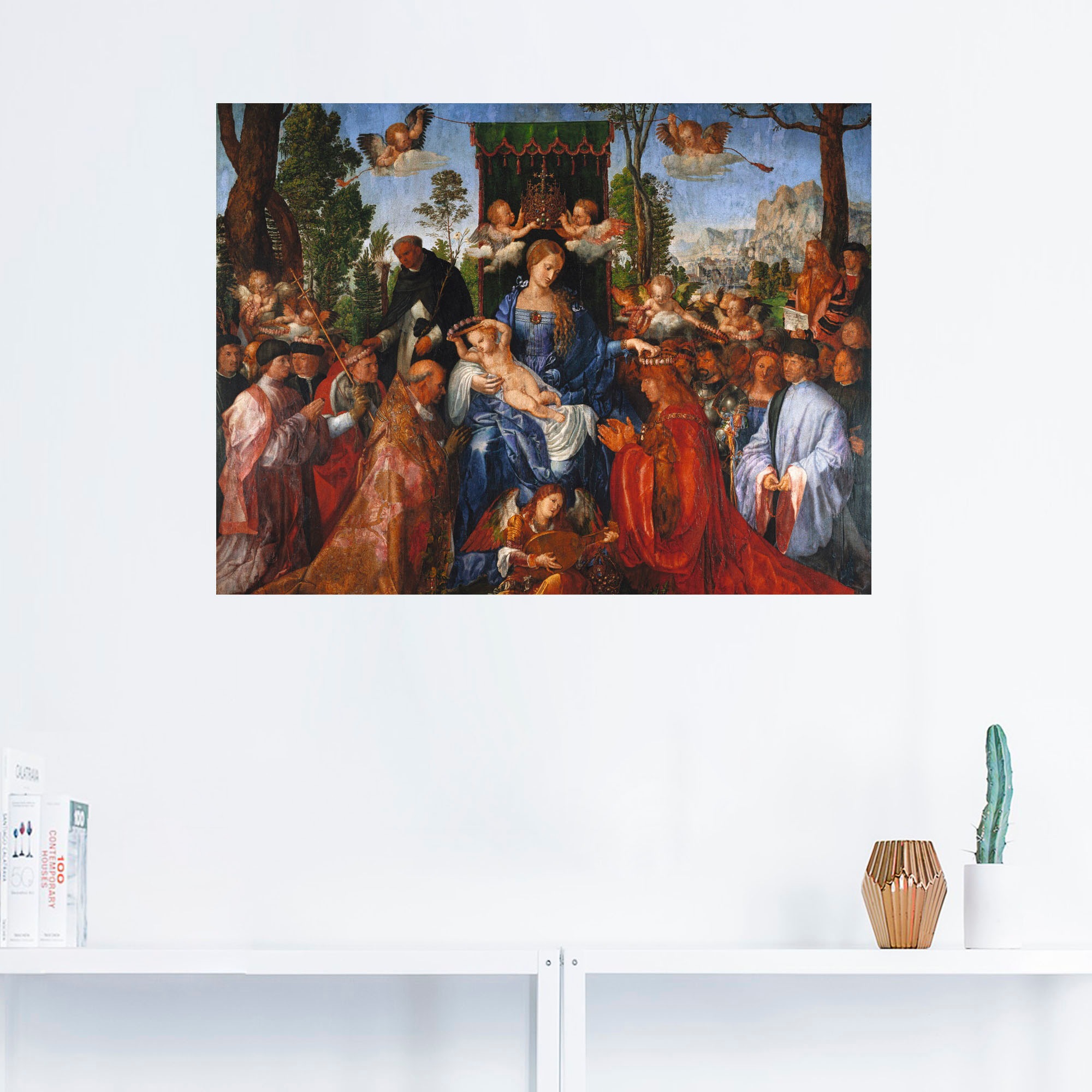 Artland Wandbild »Das Rosenkranzfest. 1506«, Gruppen & Familien, (1 St.), als Leinwandbild, Wandaufkleber oder Poster in versch. Größen