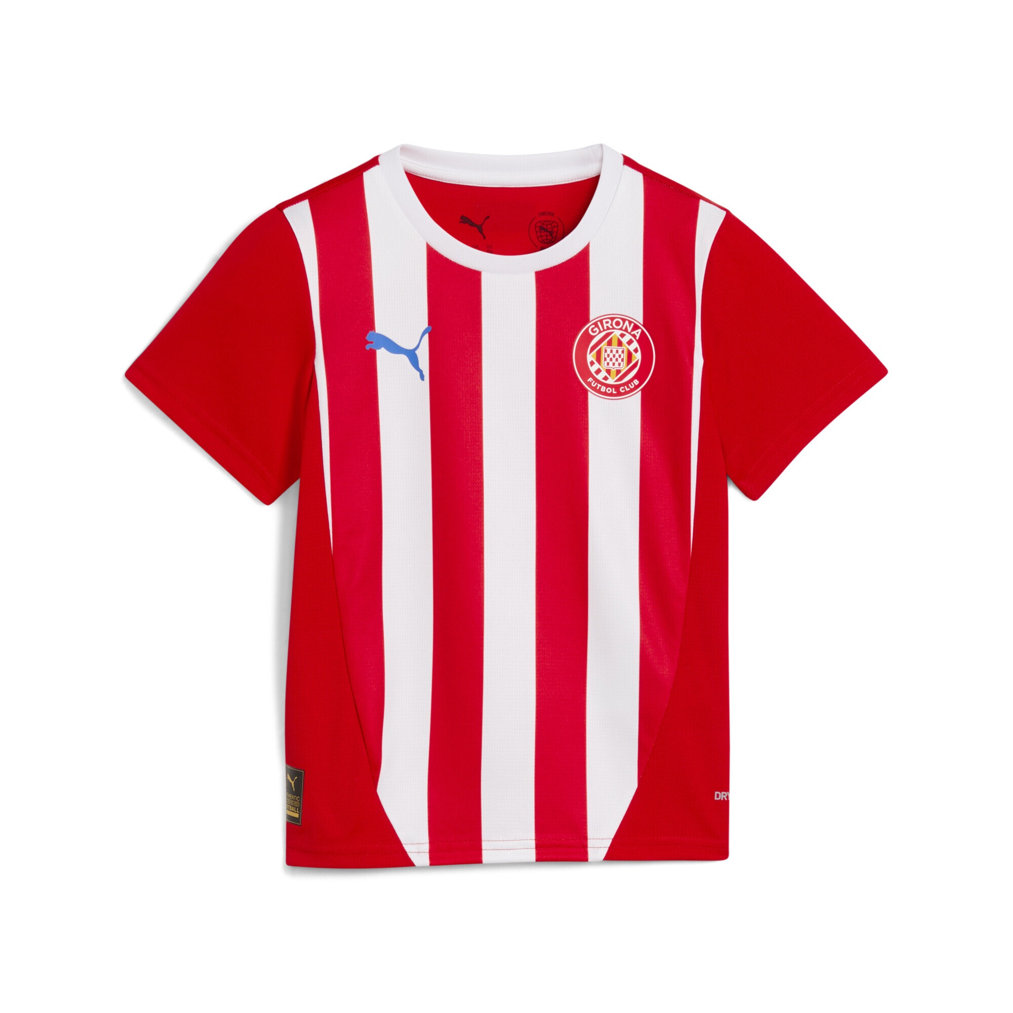 PUMA Jungen Trainingsanzug "Girona FC 25/26 Heimtrikot Minikit Kinder"weiß rot, Gr. 116, Obermaterial: 100% Polyester; Rippe: 100% Polyester,