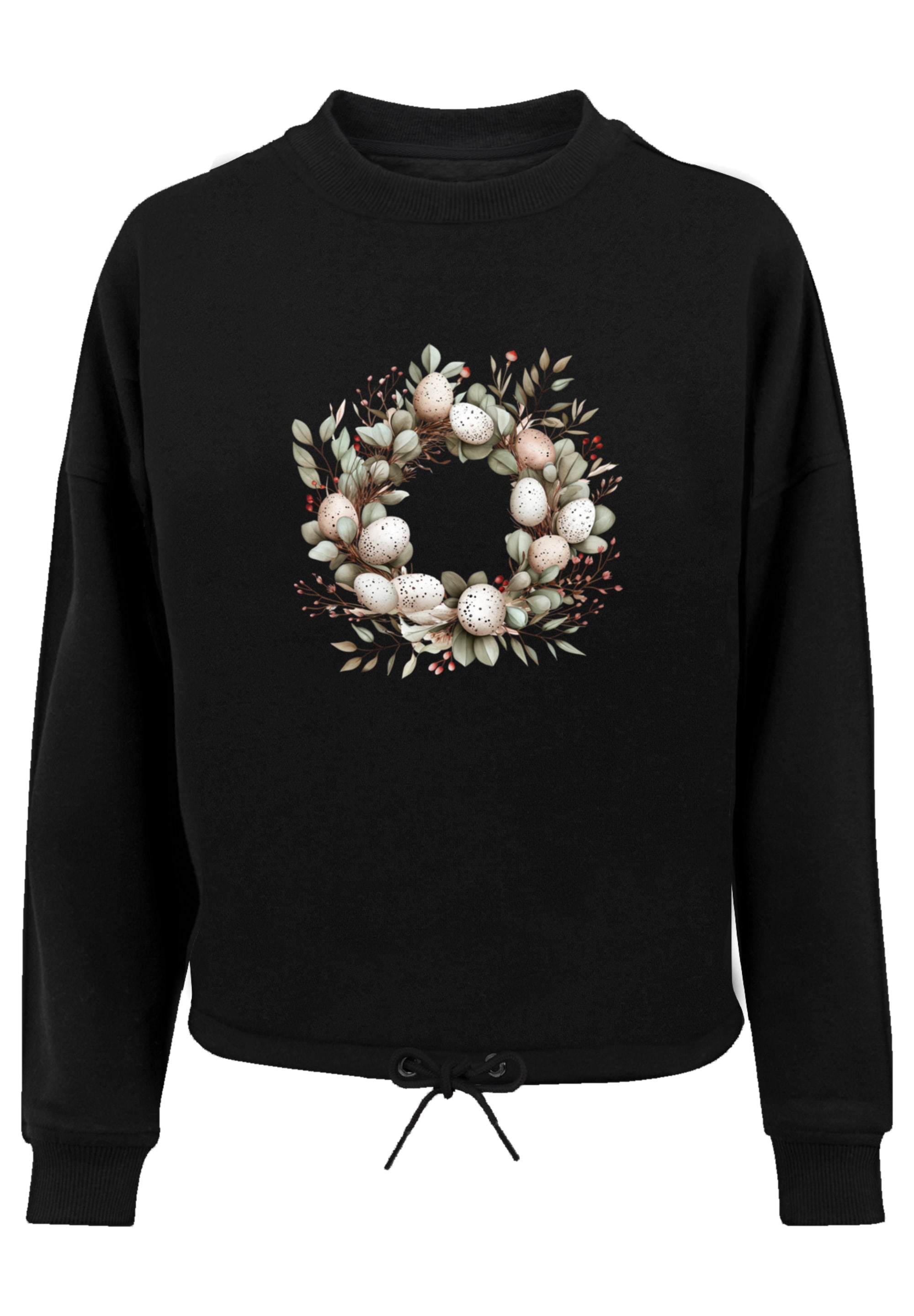 F4NT4STIC Sweatshirt »Osterkranz Eierkranz Blumenring«, Premium Qualität