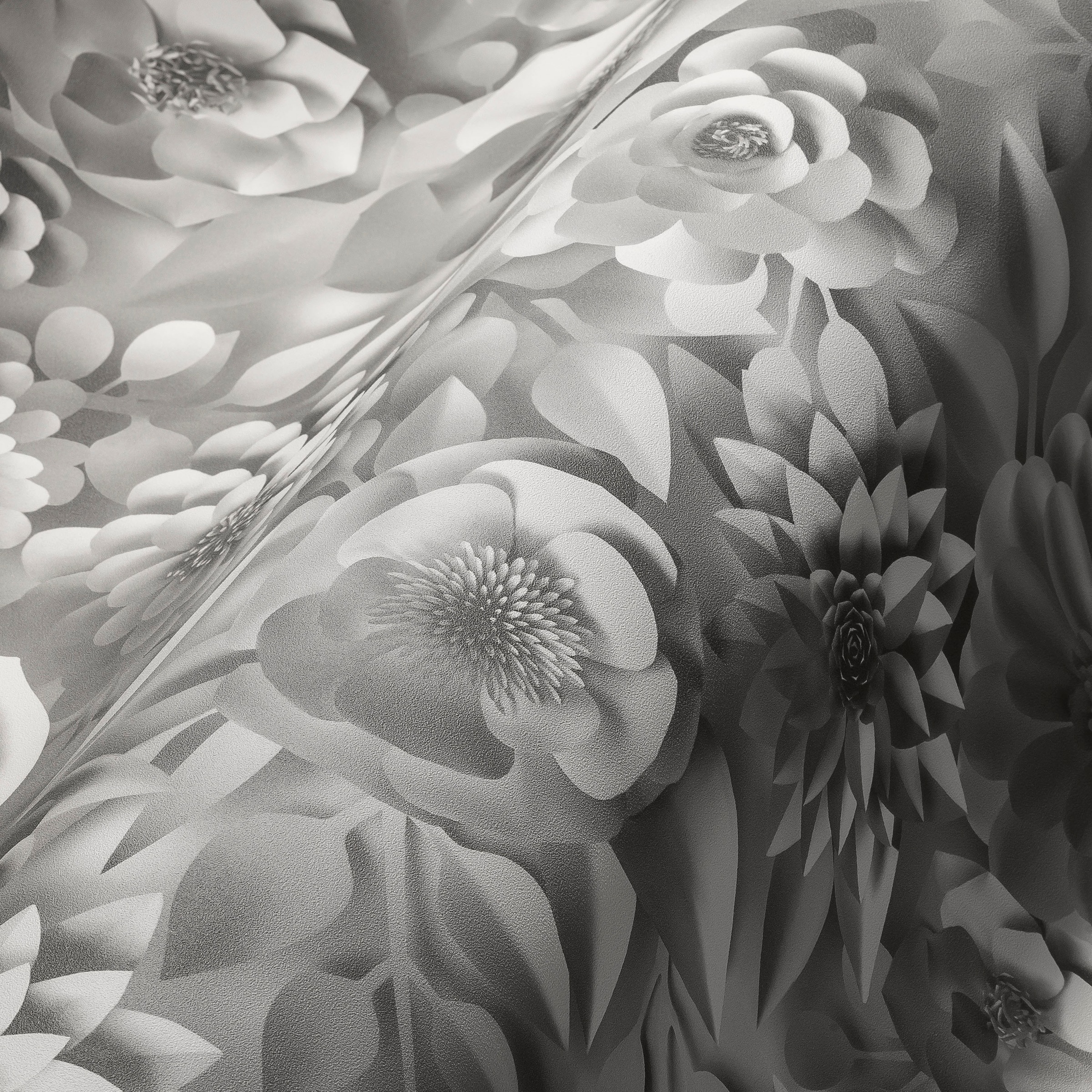 A.S. Création Vliestapete »PintWalls Blumen 3D Optik«, matt, Blumenwand