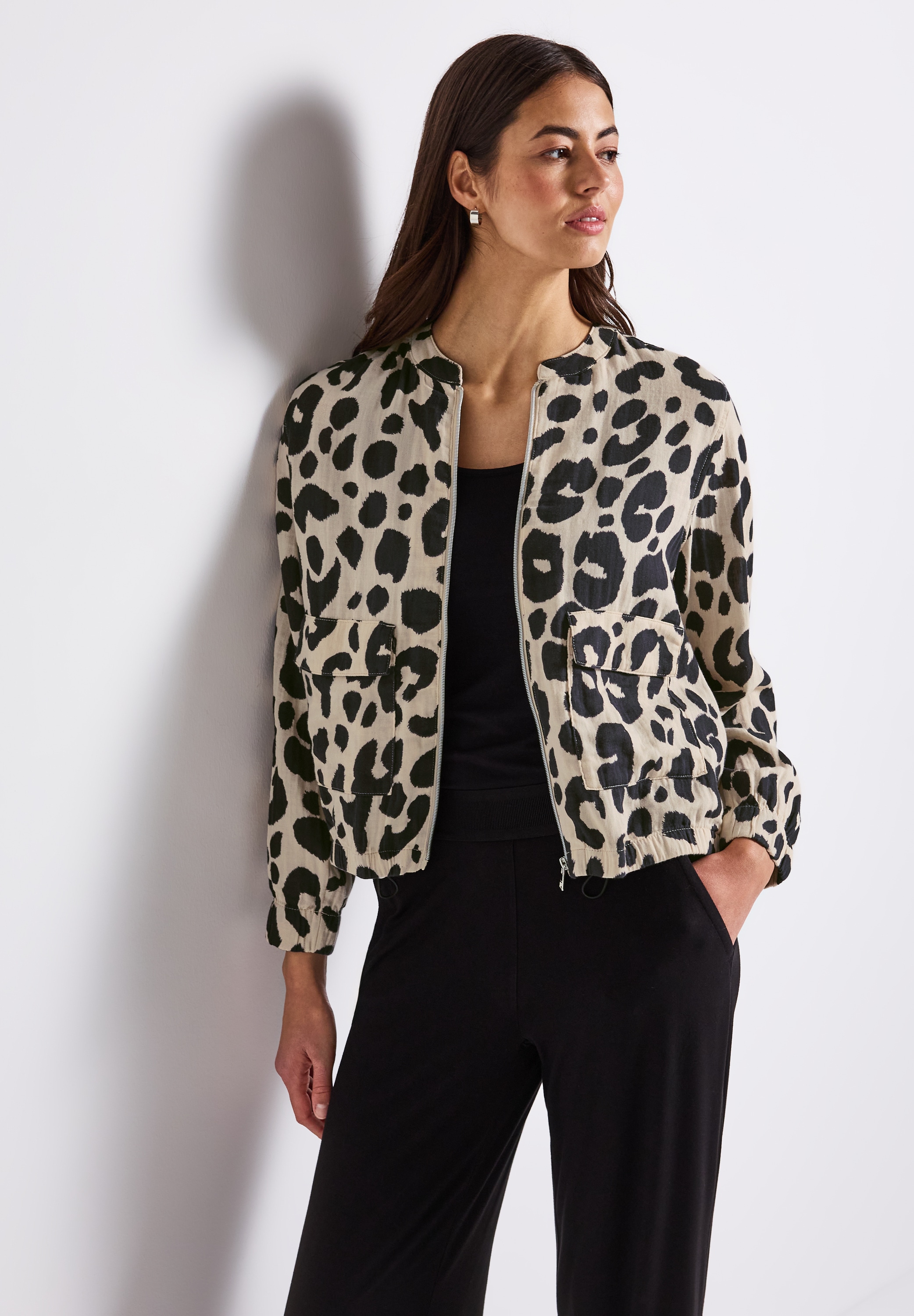 STREET ONE Blouson, mit animal Print günstig online kaufen