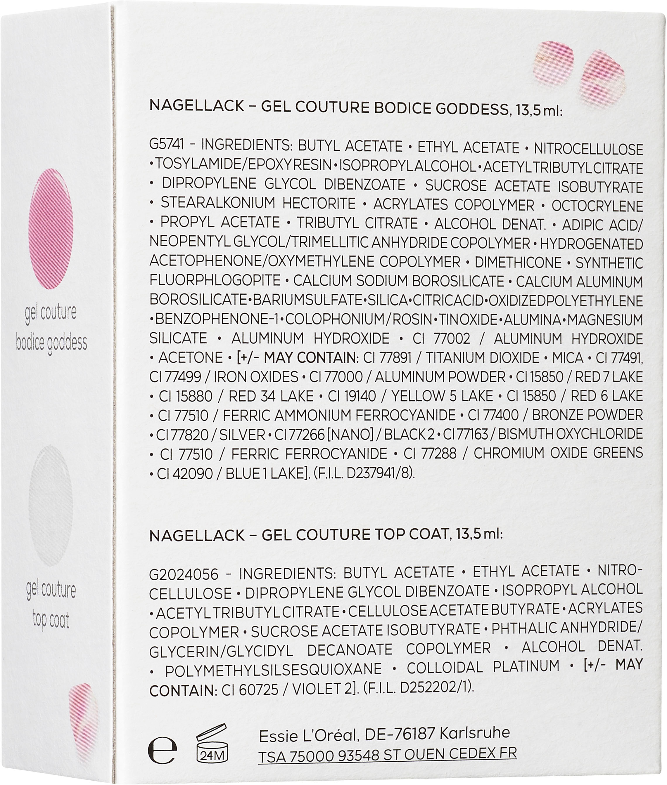 couture Set« essie | bestellen »Nagellack Routine online Nagellack-Set BAUR gel