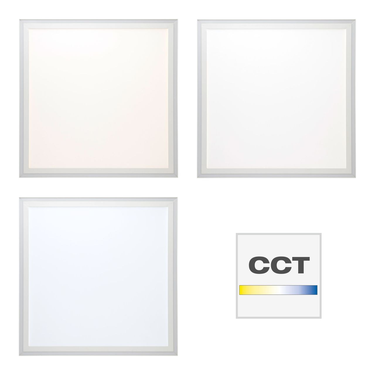 Brilliant LED Panel »Lanette«, 1 flammig, Leuchtmittel LED-Modul | LED fest integriert, LED Deckenaufbau-Paneel 60x60cm weiß