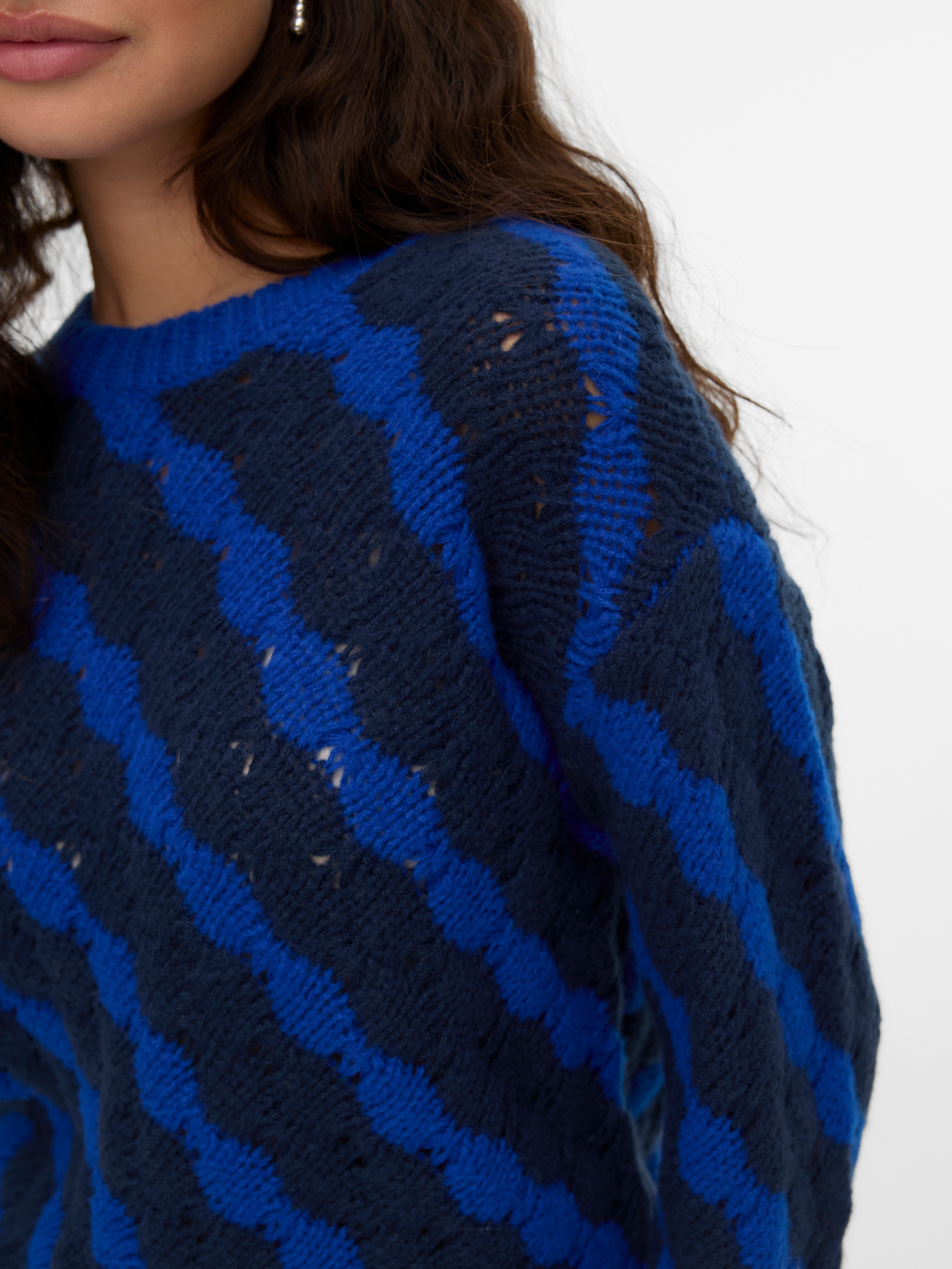Vero Moda Strickpullover »VMBUBLY LS O-NECK PULLOVER BOO«