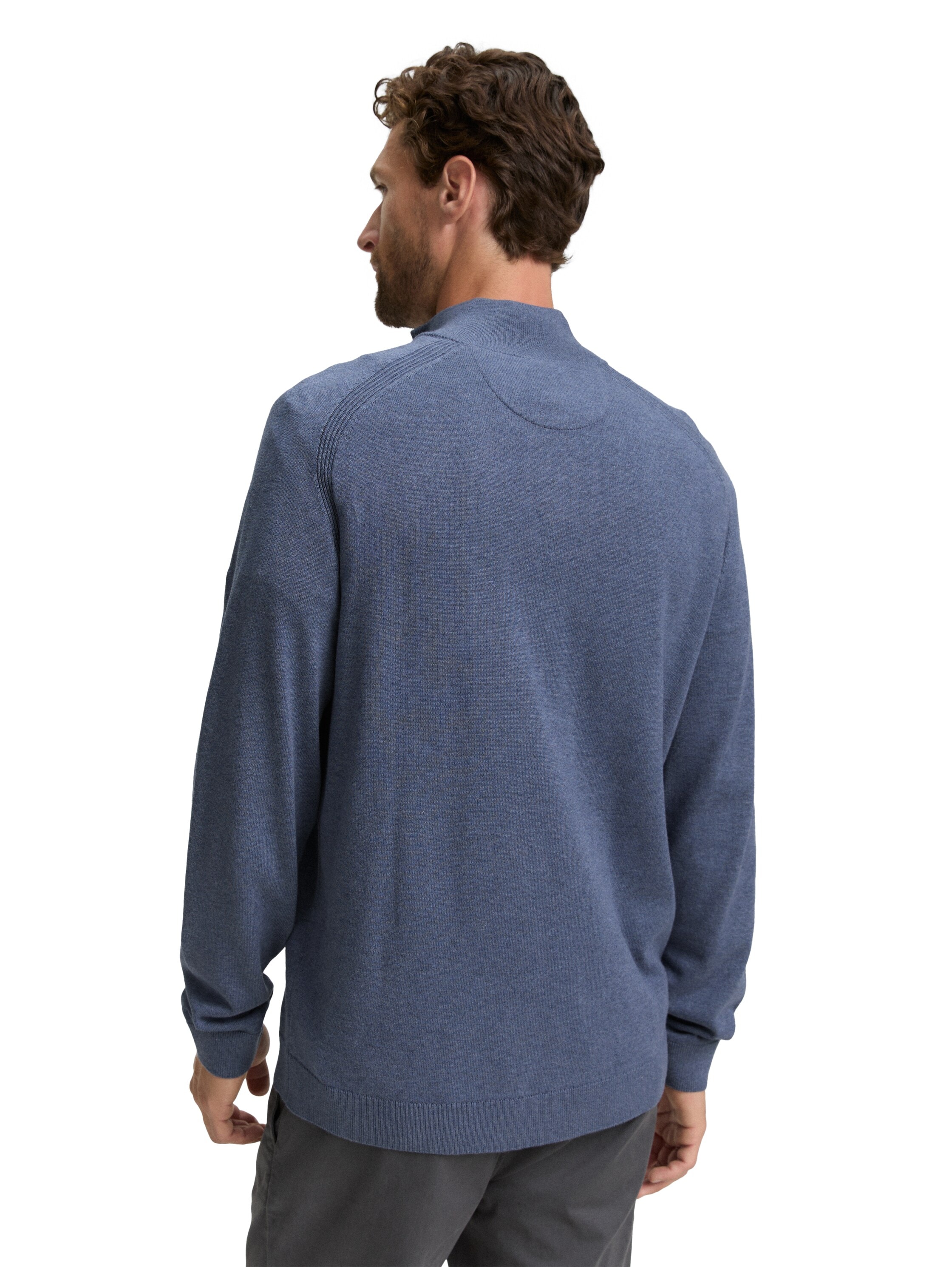 TOM TAILOR Troyer, mit Logo Stickerei