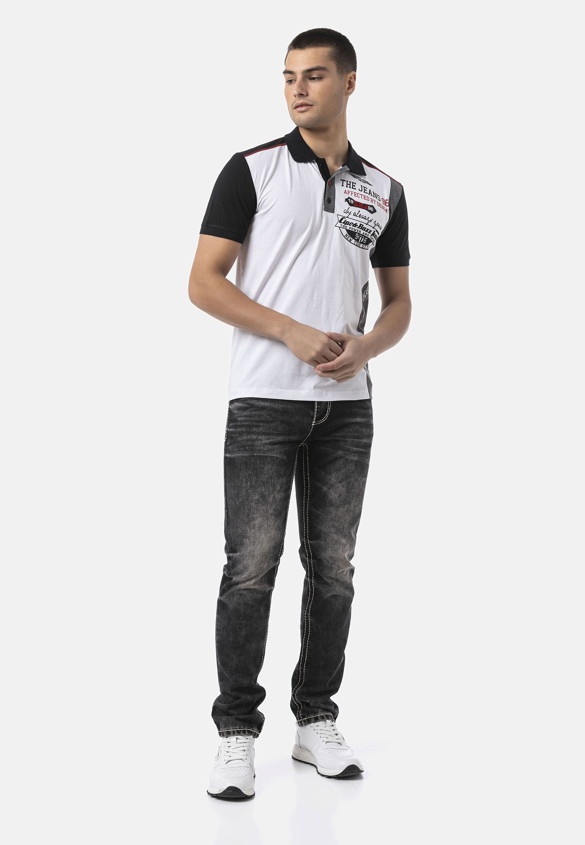 Cipo & Baxx T-Shirt »CT799« Auffällige Prints