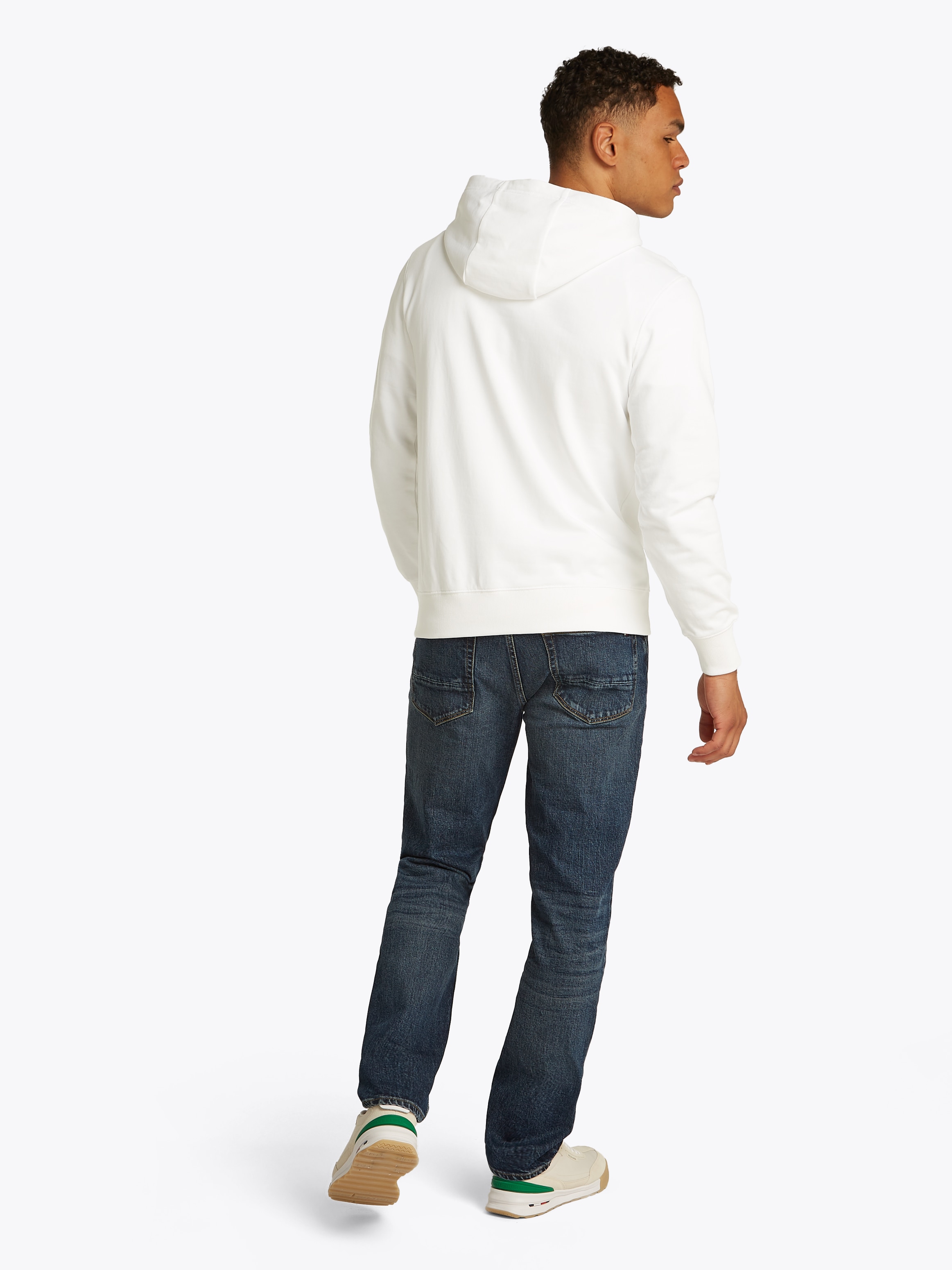 Tommy Hilfiger Hoodie »HILFIGER CENTER STACK HOODY«, mit großem mehrfarbigen Print