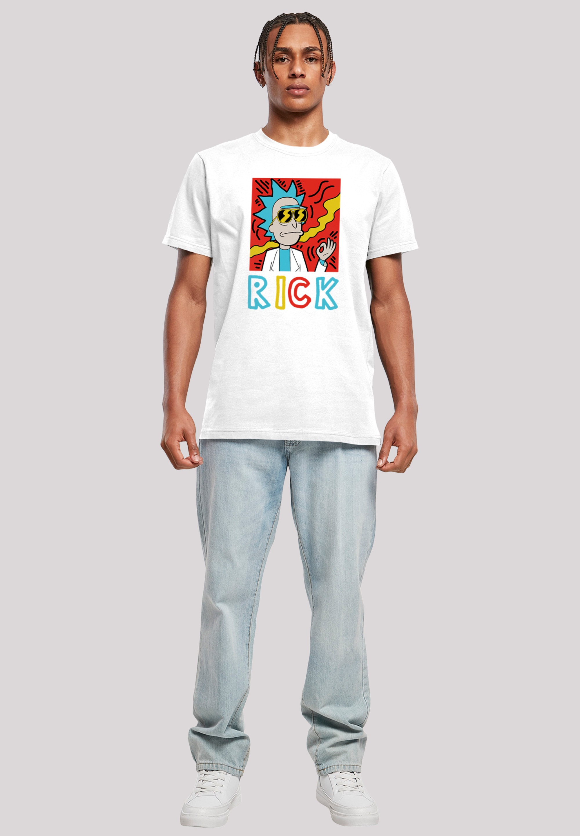 F4NT4STIC T-Shirt »Cool Rick - Rick and Morty«, Herren,Premium Merch,Regular-Fit,Basic,Bedruckt