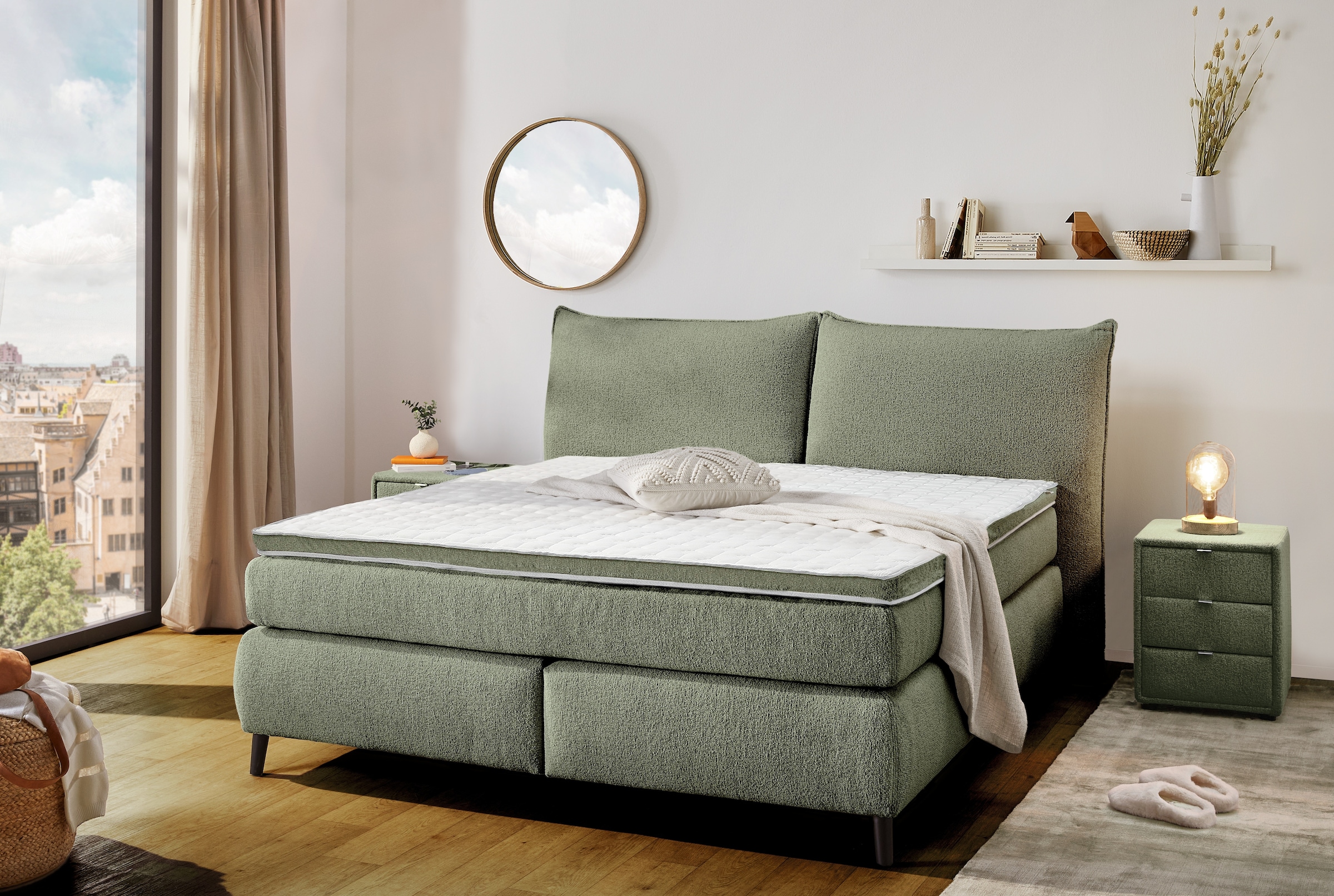 Jockenhöfer Gruppe Boxspringbett "Hacienda, Breite 180cm,erhältlich in vers günstig online kaufen