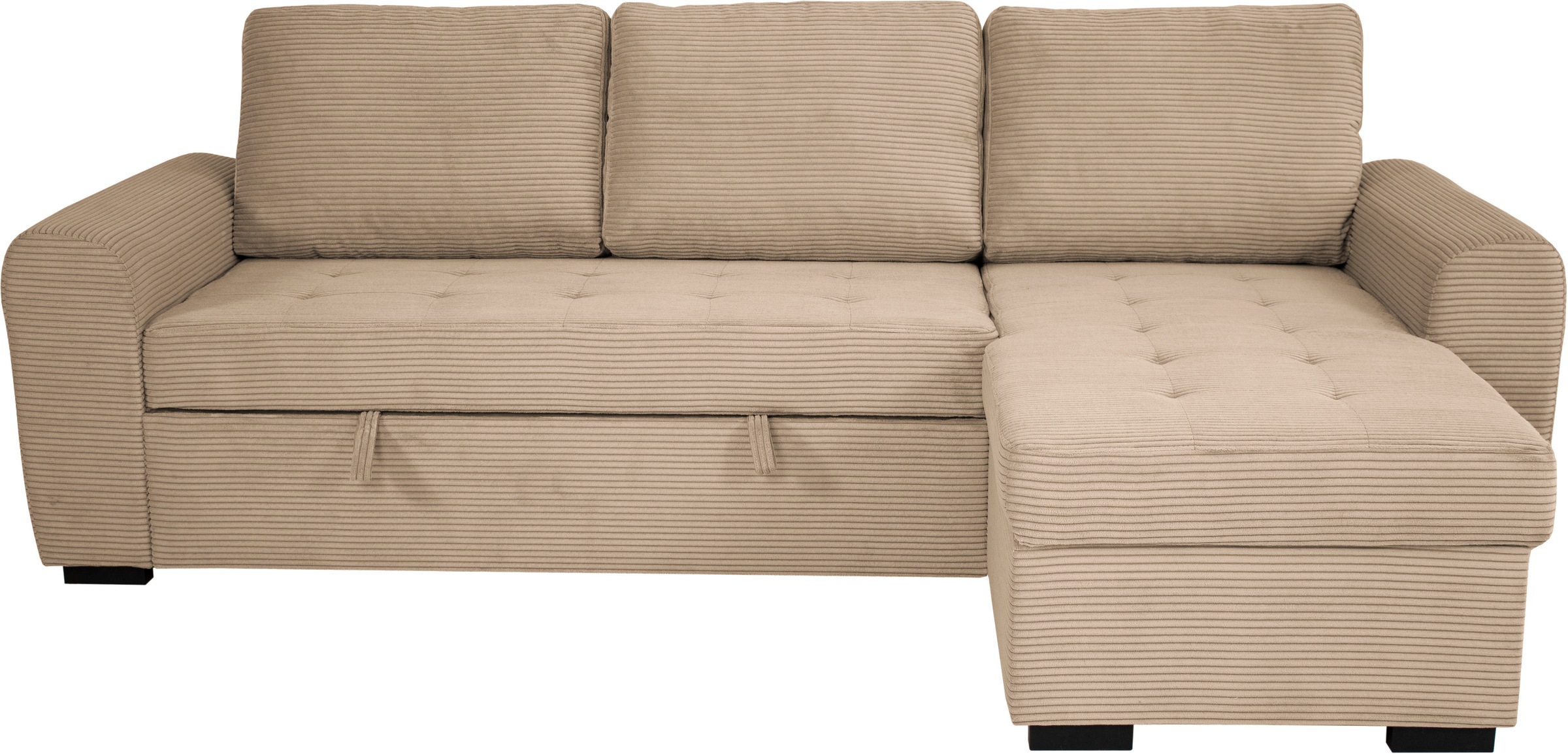 Trends by HG Ecksofa "Poll L-Form, B: 245 cm" mit Bettfunktion & Bettkasten günstig online kaufen