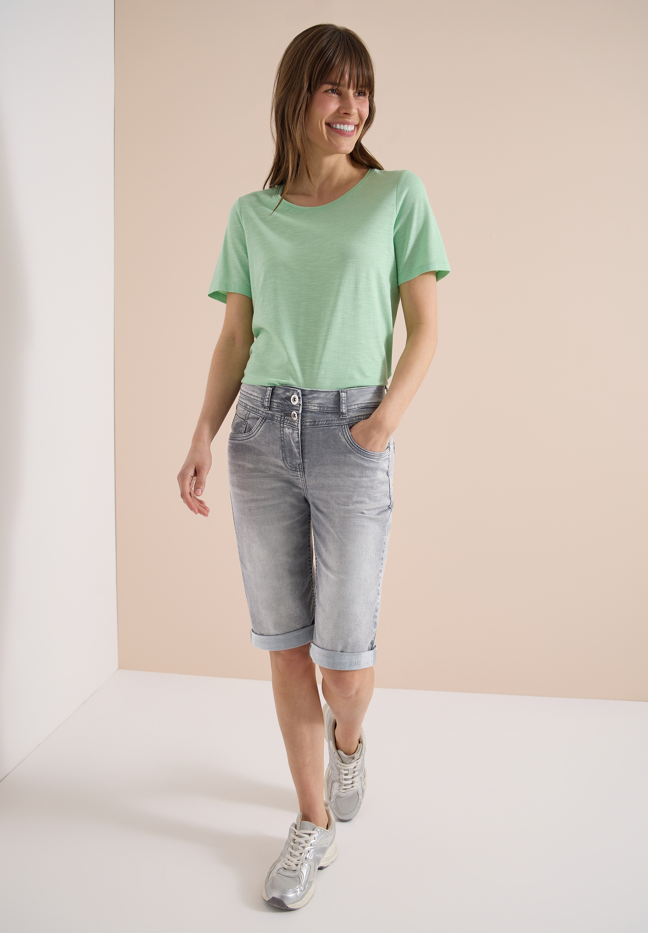 Cecil Slim-fit-Jeans High Waist