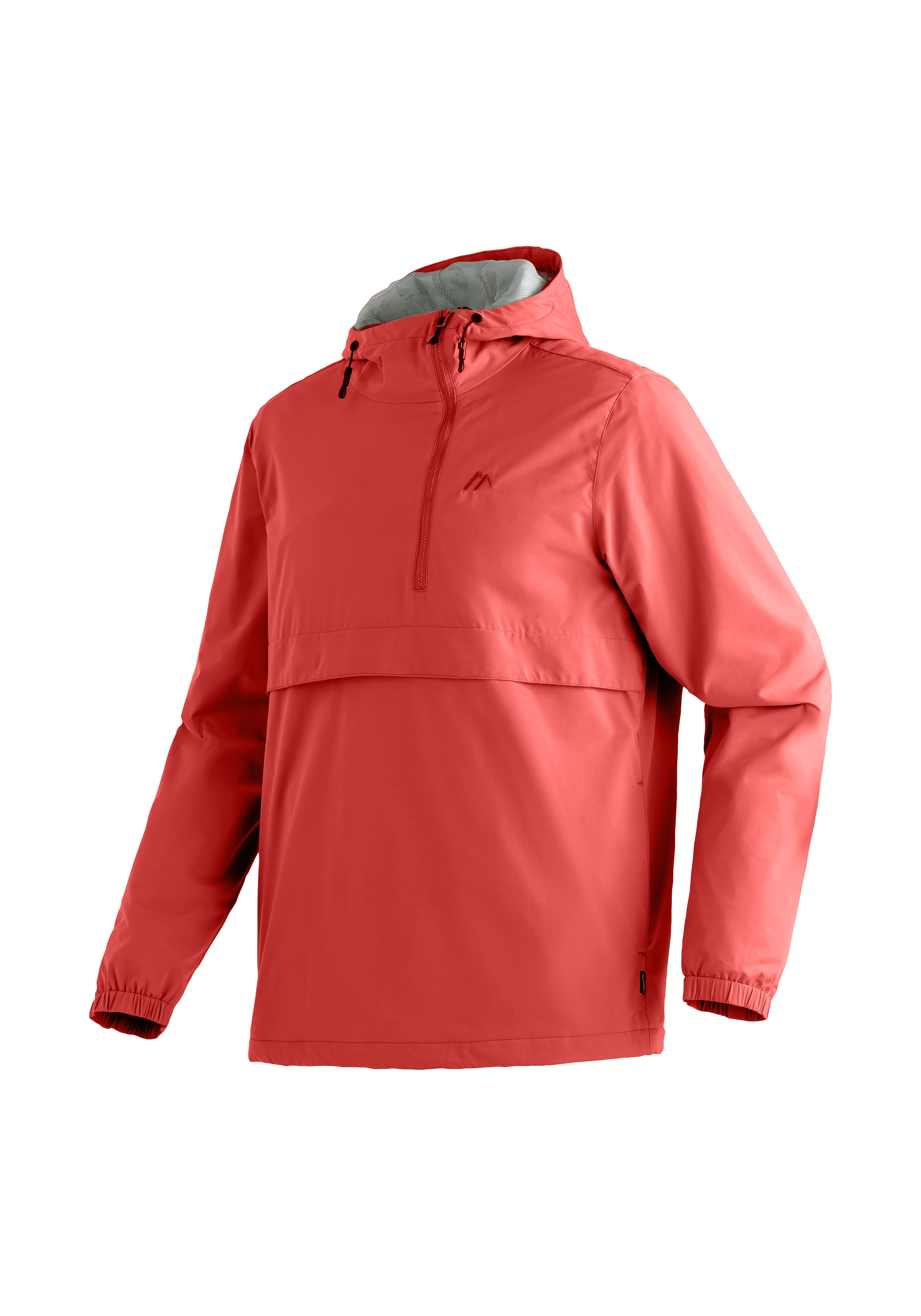 Maier Sports Outdoorjacke "OkokO Loop" Unisex Windbreaker, Schlupfjacke wasserdicht, verstellbare Kapuze