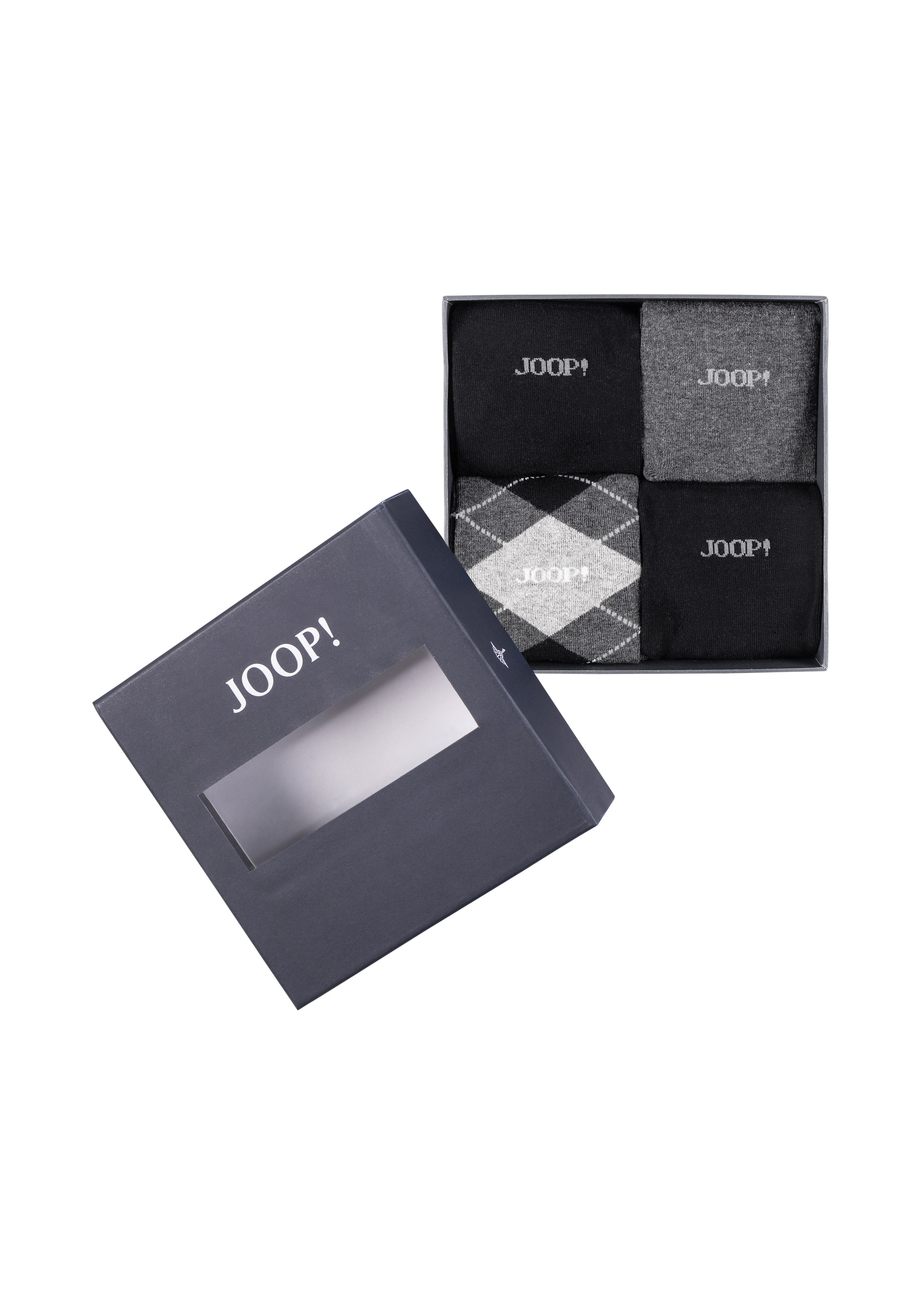 JOOP! Socken »premium essentials« 4 Paar tlg. mit elastischem Bund