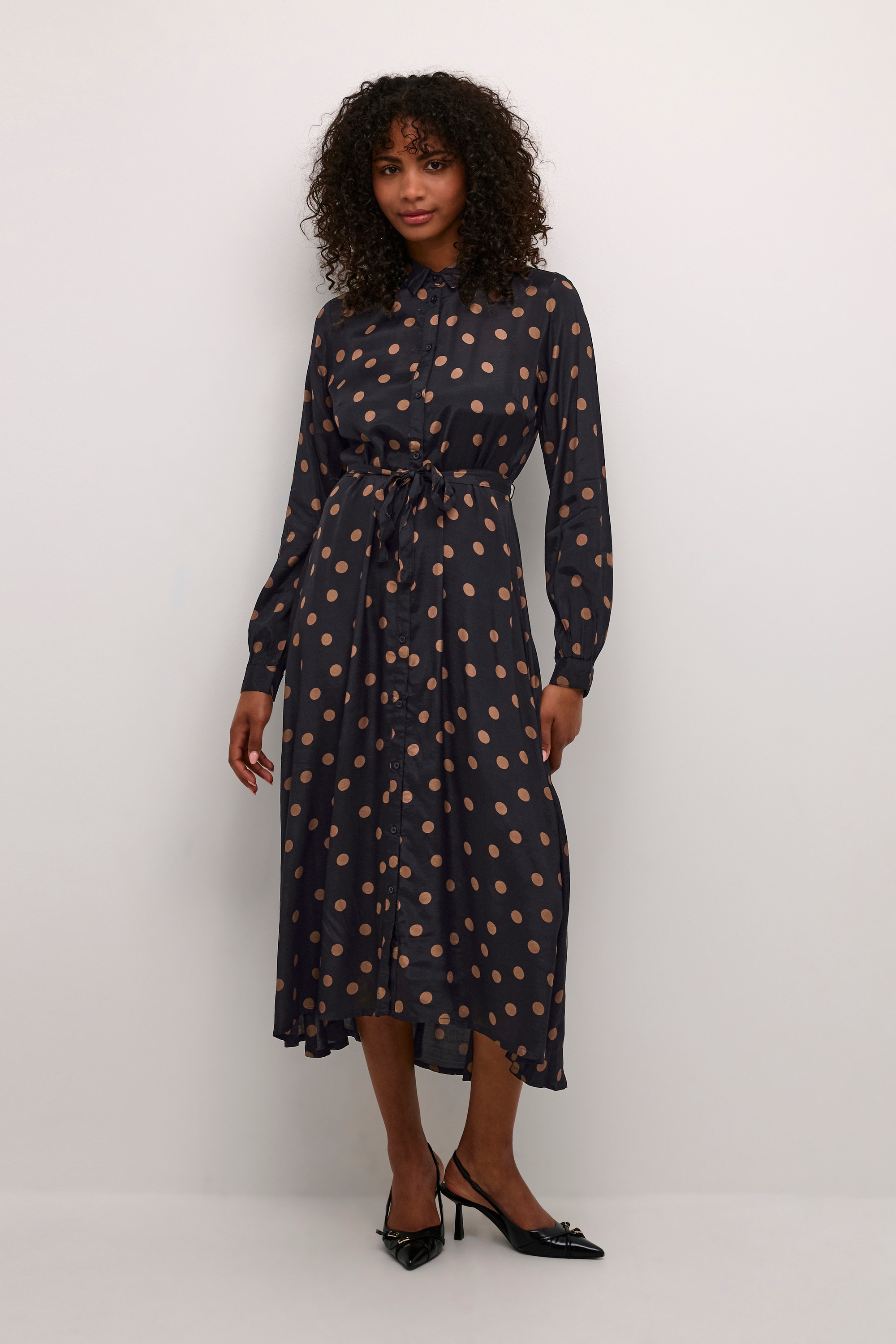 KAFFE Midikleid »Damen Kleid KAoline«