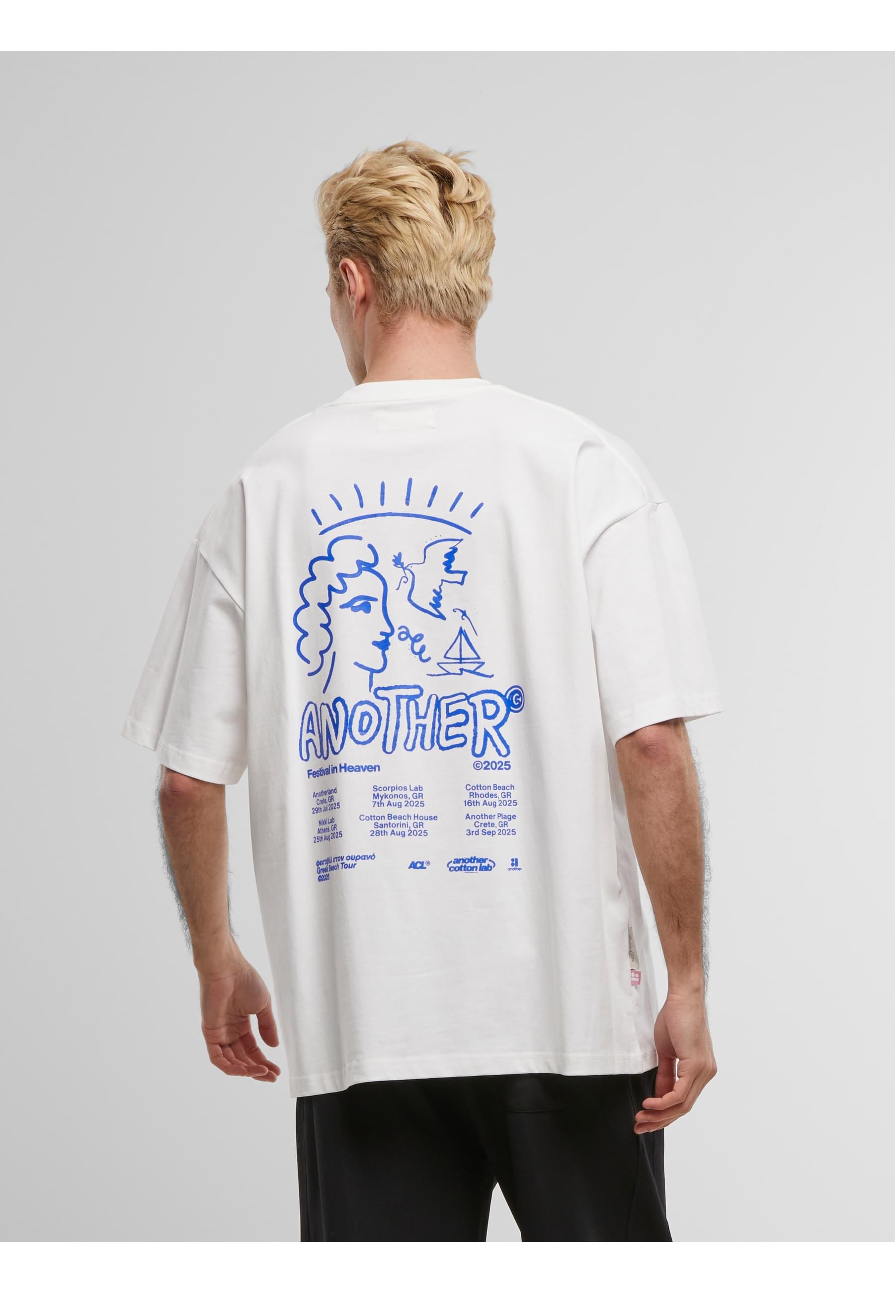 Another Cotton Lab T-Shirt »Another Cotton Lab Festival in Heaven Oversized Tshirt«, (1 tlg.)