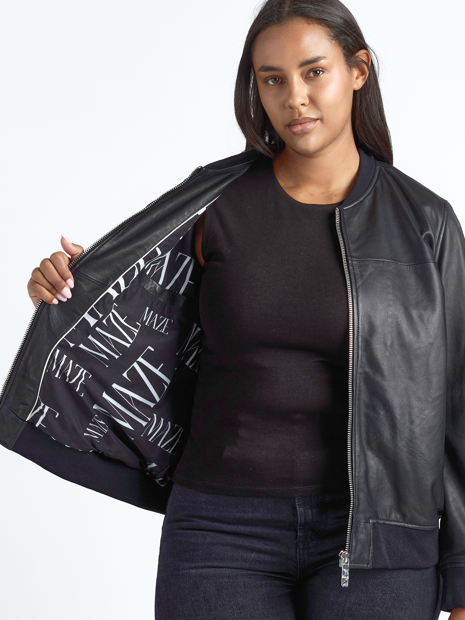 Maze Lederjacke »42023099«