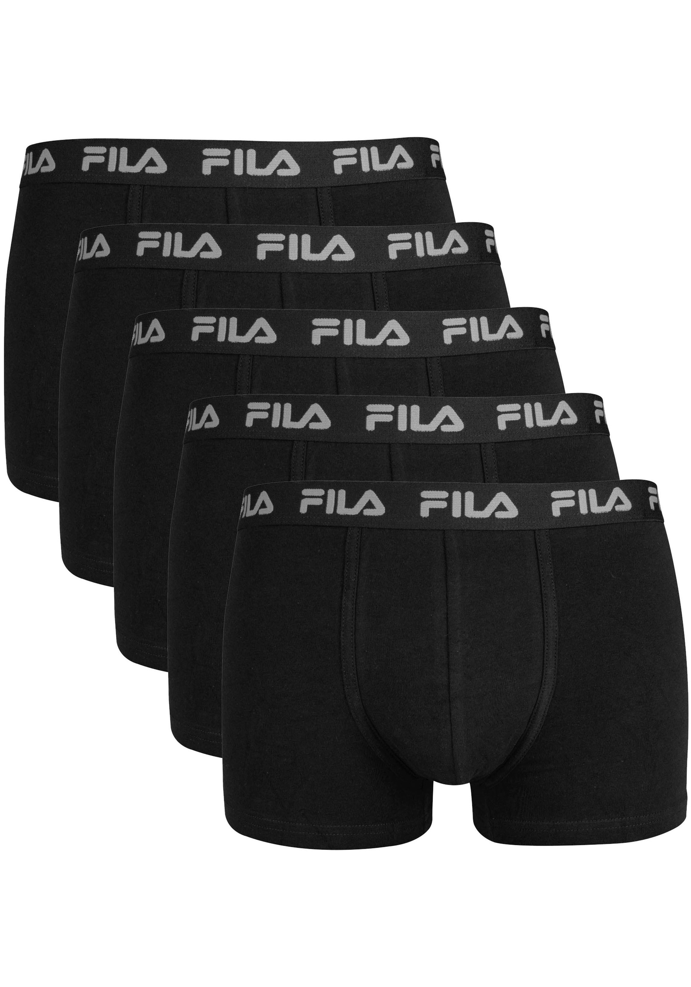 Fila Boxer "MAN BOXER SHORTS" 5er Pack, ohne Eingriff, mit Logobund günstig online kaufen