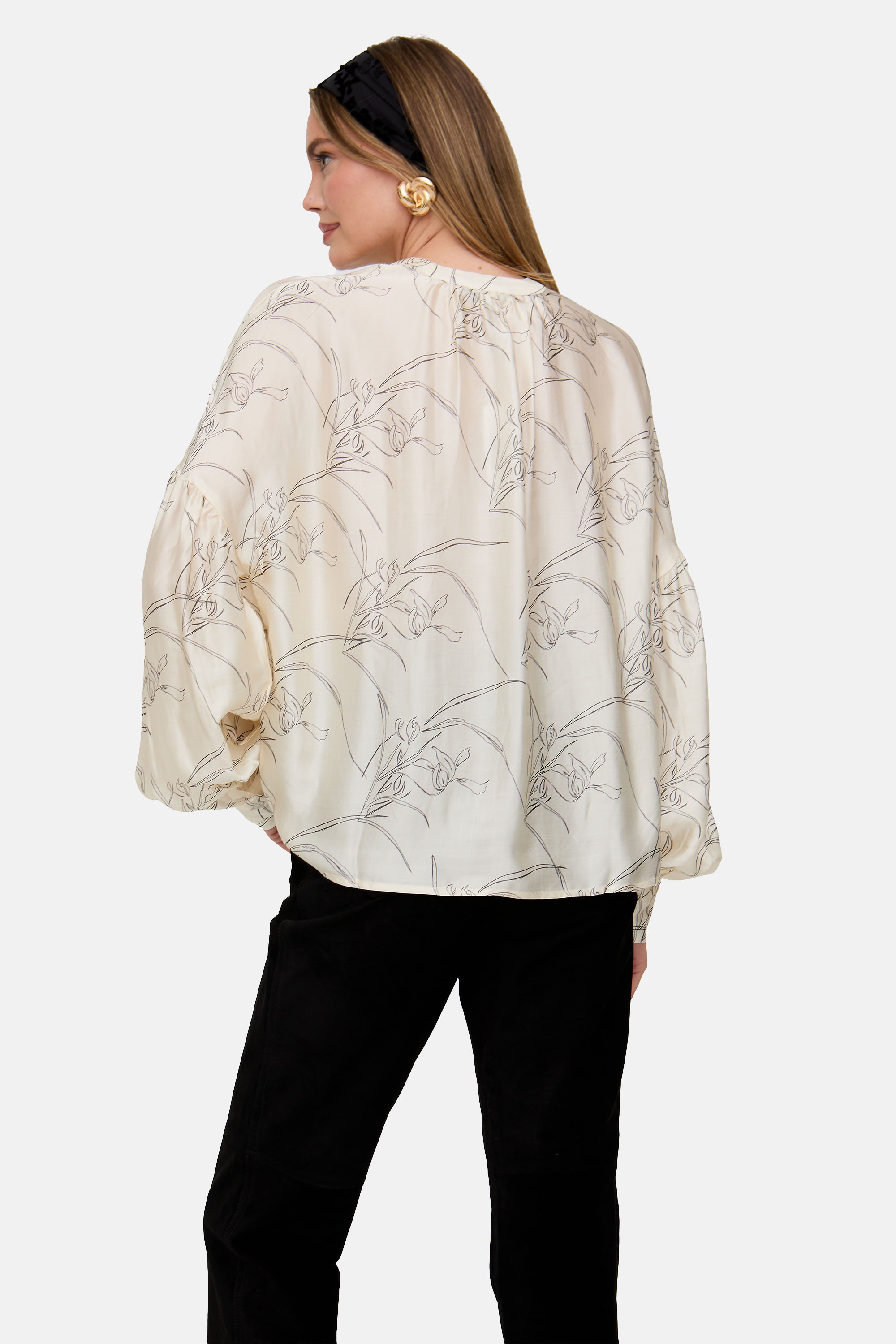 Lily and Lionel Hemdbluse »Rosetti Billowy Sleeves Floral Print Blouse Damen«