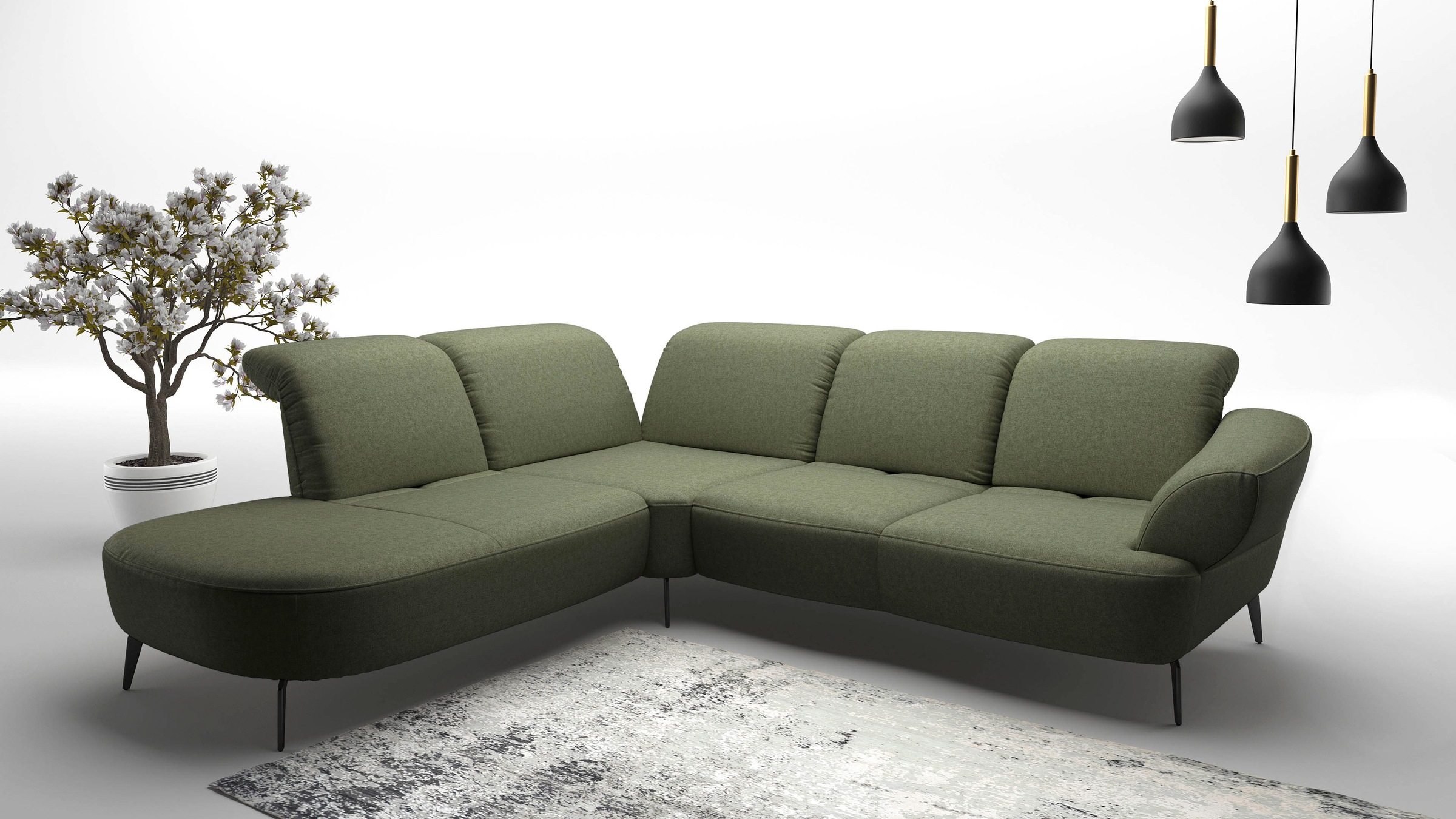 sit&more Ecksofa "Dance, L-Form, inkl. Sitztiefenverstellung", inkl. Click& günstig online kaufen