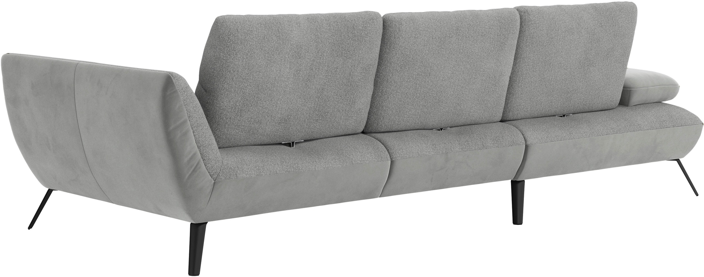 Places of Style Ecksofa »Mikado L-Form«, inkl. Sitztiefenverstellung und Armteilverstellung