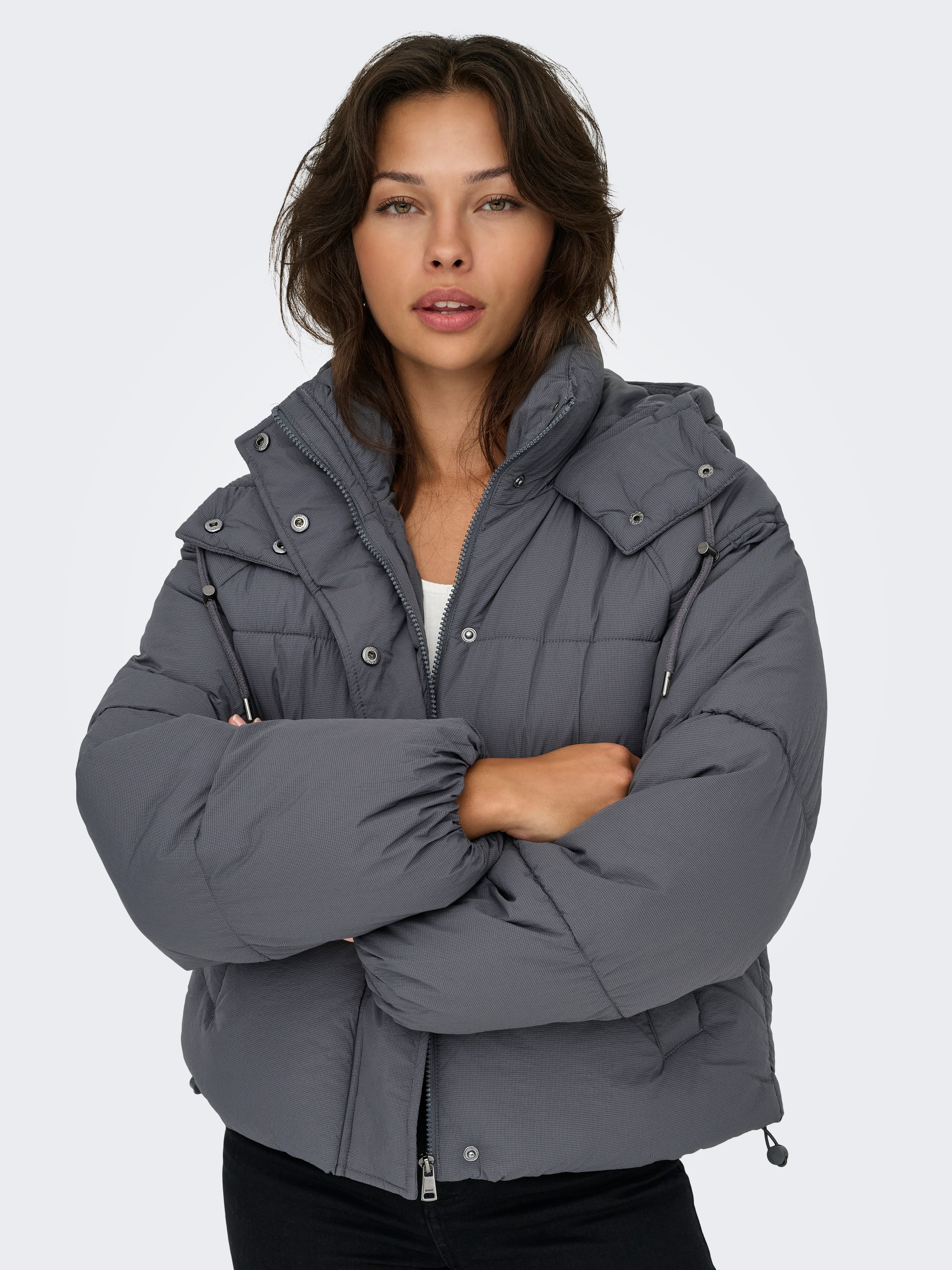 ONLY Steppjacke "ONLHOPE SHORT PUFFER JACKET CC OTW" mit Kapuze günstig online kaufen
