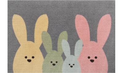HANSE Home Fußmatte »Bunny Family«, rechteckig, 7 mm Höhe, In und Outdoor geeignet,... kaufen