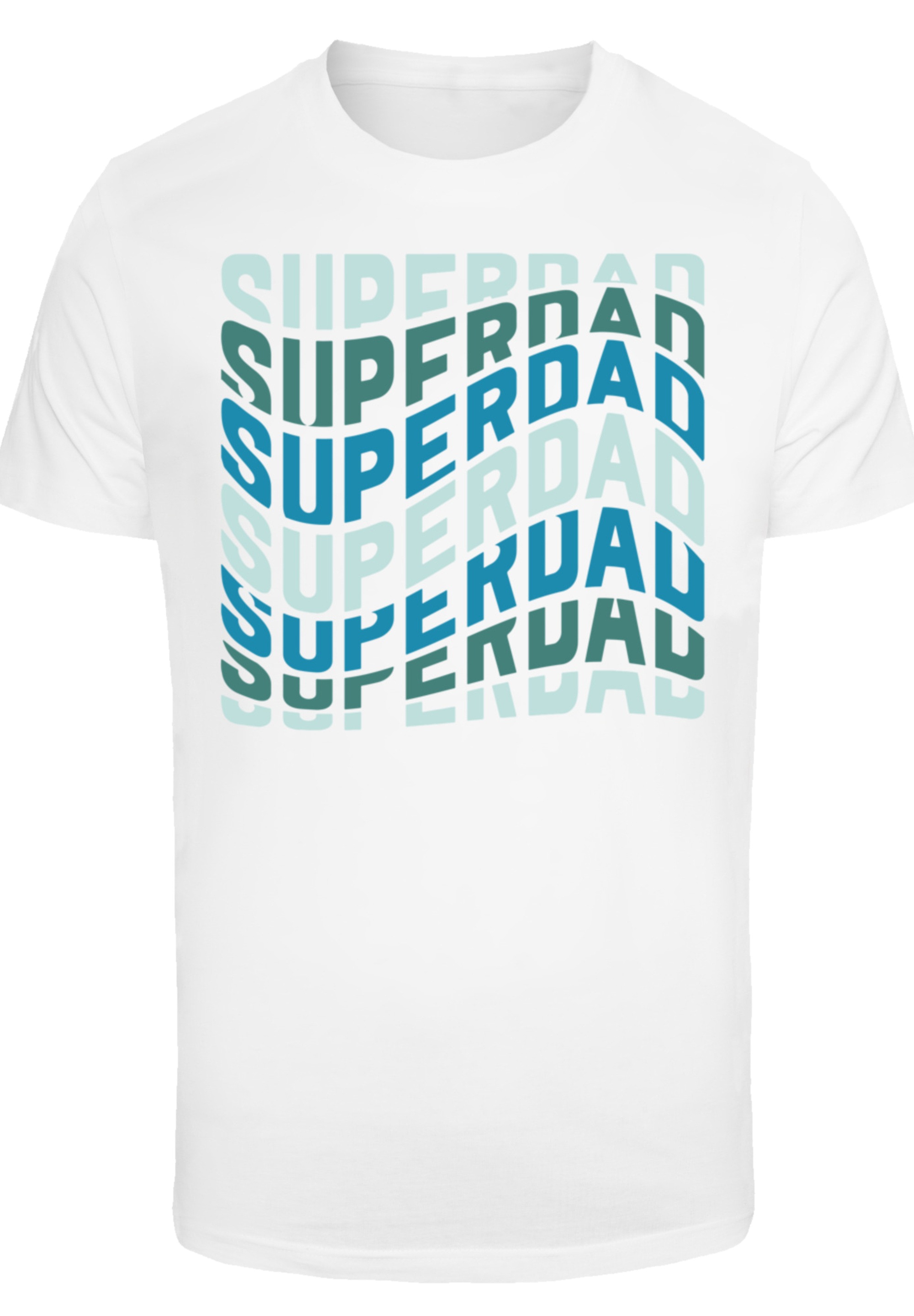 F4NT4STIC T-Shirt »Super Dad Retro Trend Vatertags Design für Papas«, Premium Qualität