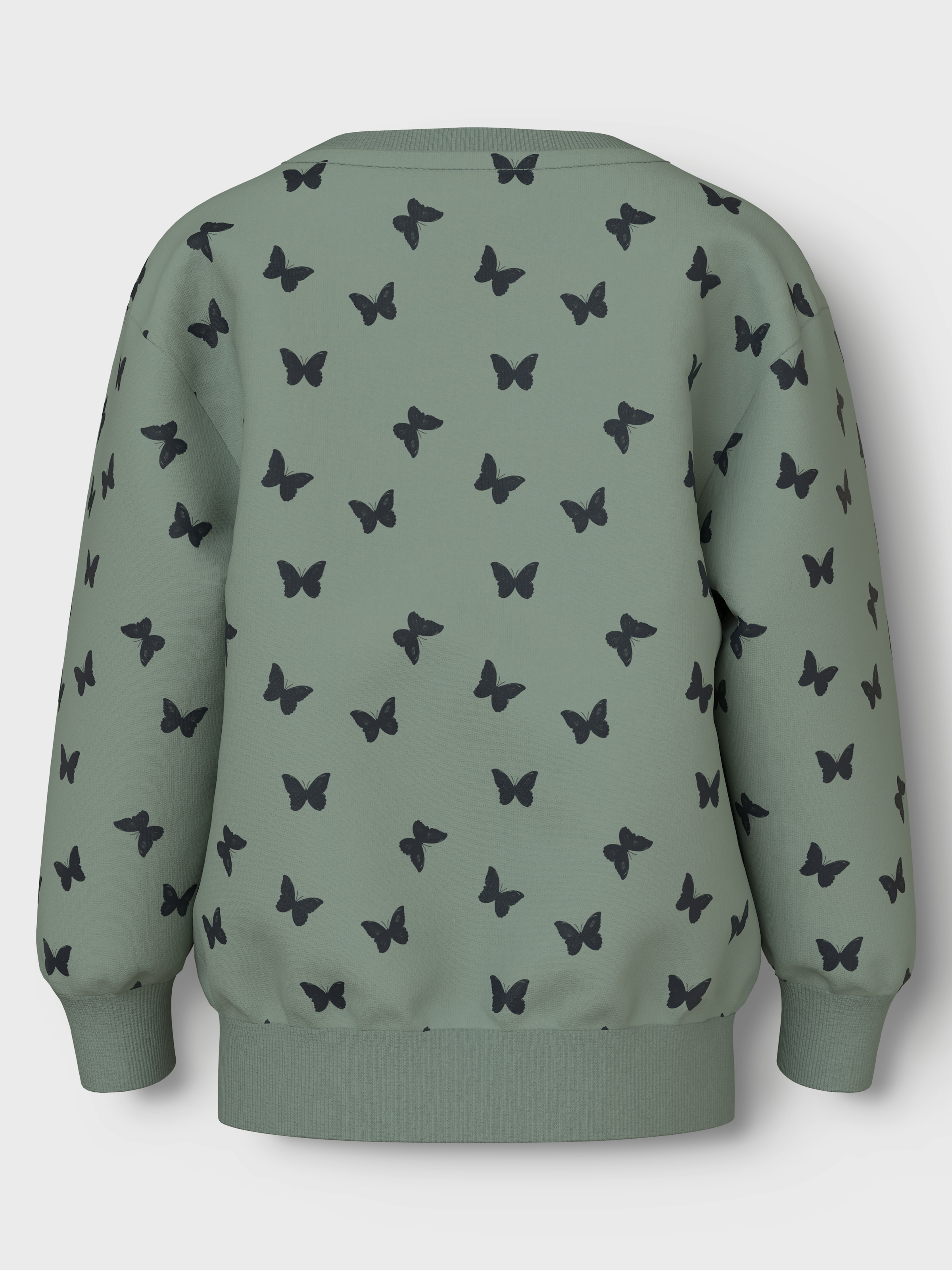 Name It Sweatshirt »NMFDAVINA LS SWEAT FLEECE BRU NOOS«, in klassischer Form und mit tollem Alloverprint