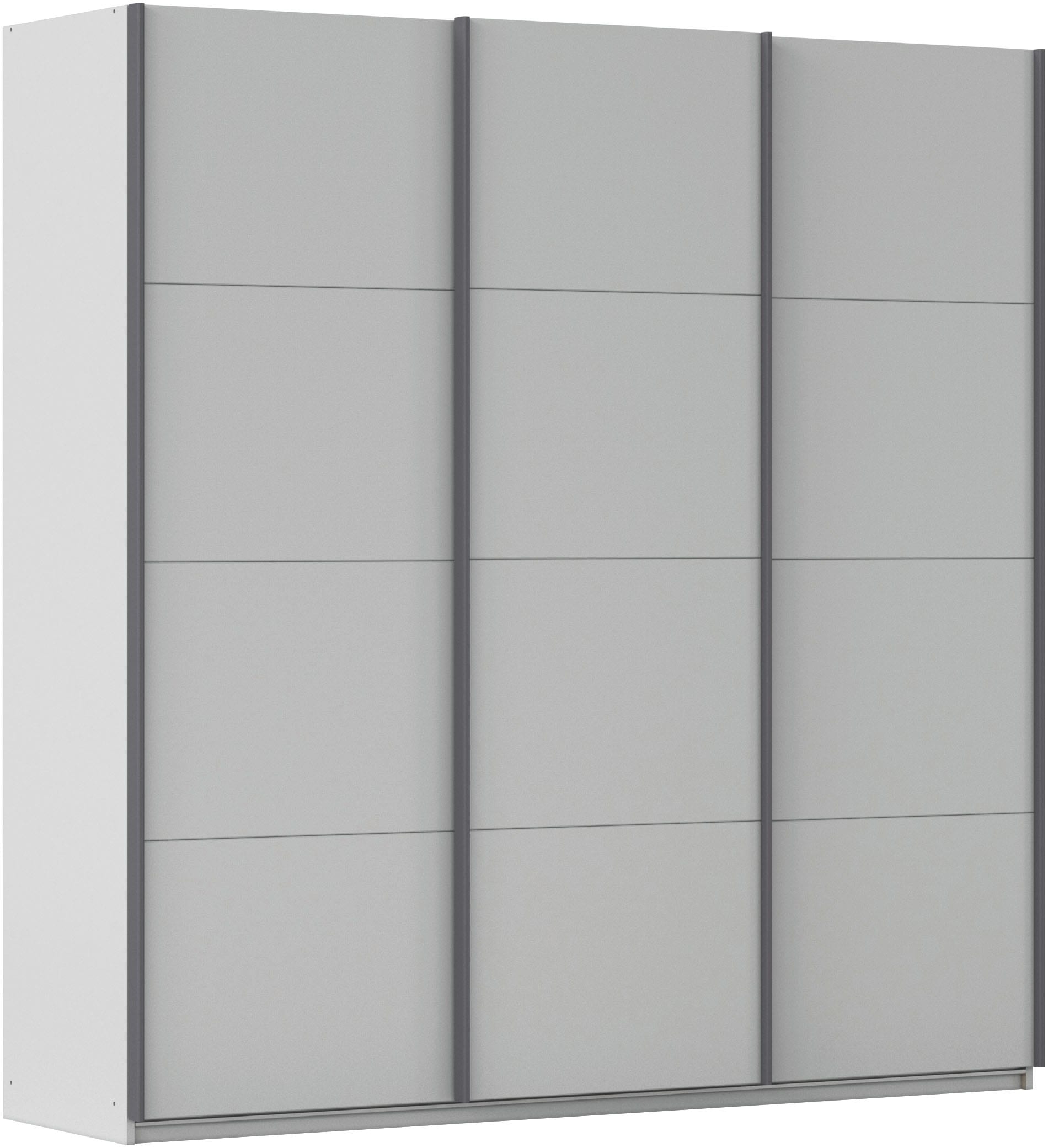 OTTO home Schwebetürenschrank "Kleiderschrank Schrank Garderobe AGORDO mit Dekor- oder Hochglanzfront" Breiten 203/271/315/360 cm in drei Griff-Farben - NEU: Farbe SCHWARZ, in 4 Breiten und 2 Höhen MADE IN GERMANY