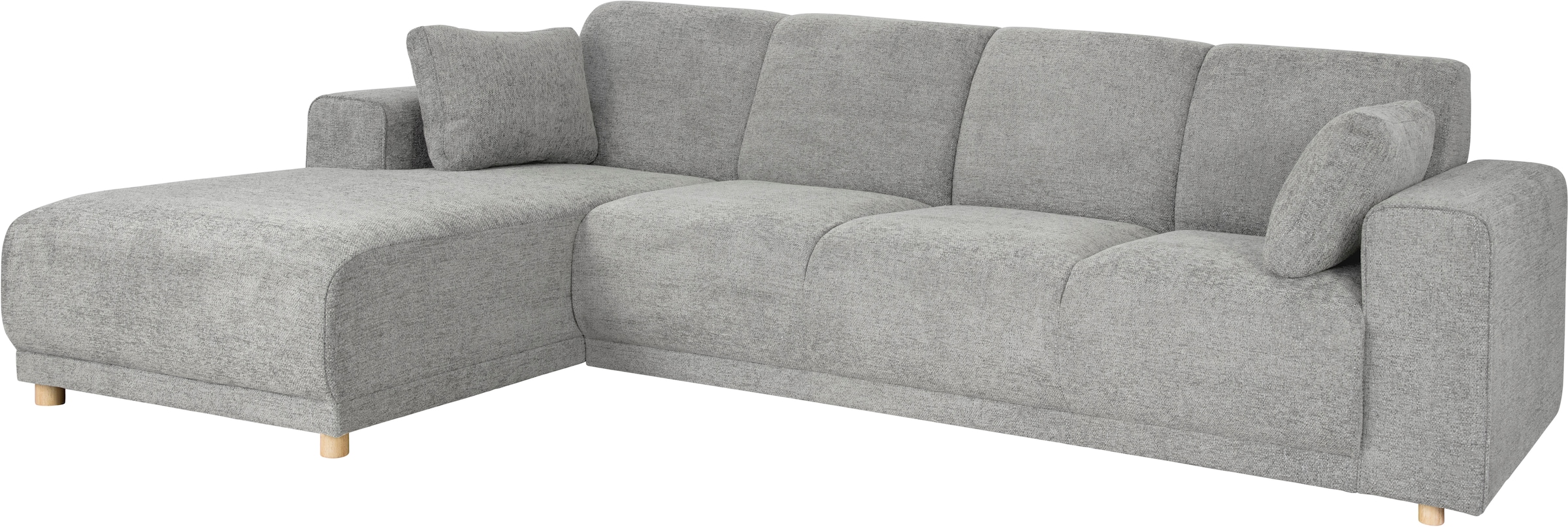 Home affaire Ecksofa »LEMPS wahlweise Recamiere links oder rechts L-Form«, incl. Zierkissen, Stellmaße 297x162 cm