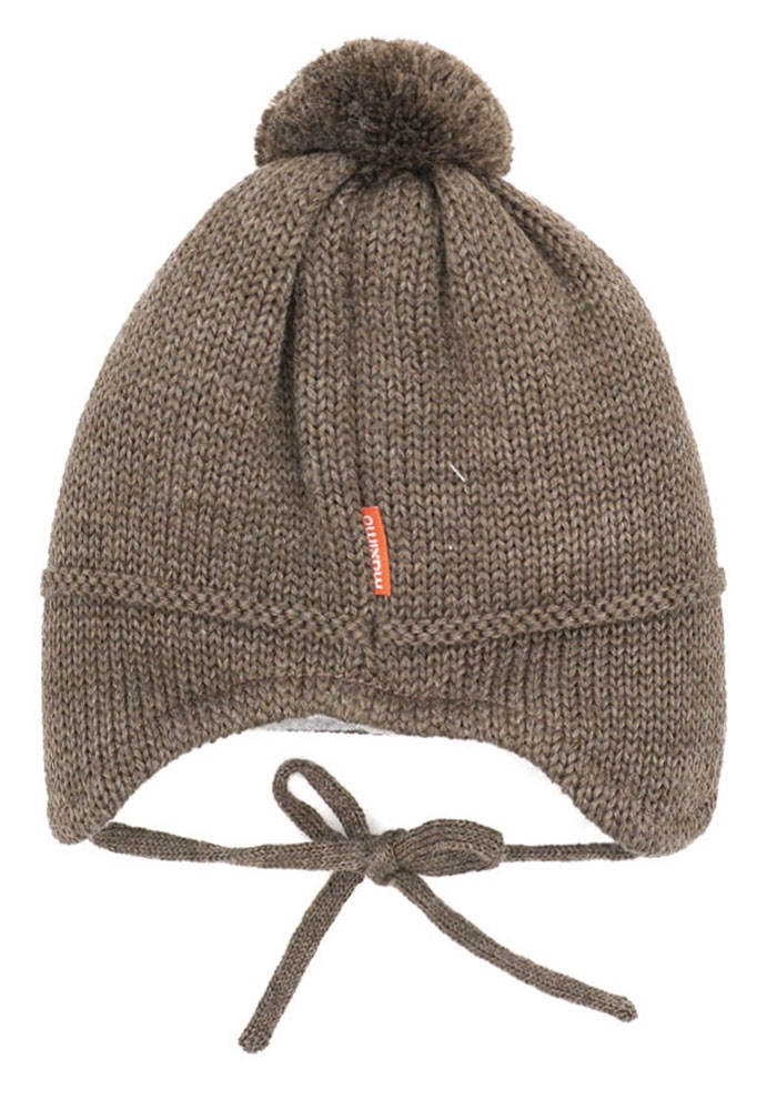 Thumbnail - MAXIMO Strickmütze mit Fuchsmotiv mit Pompon und Bindeband