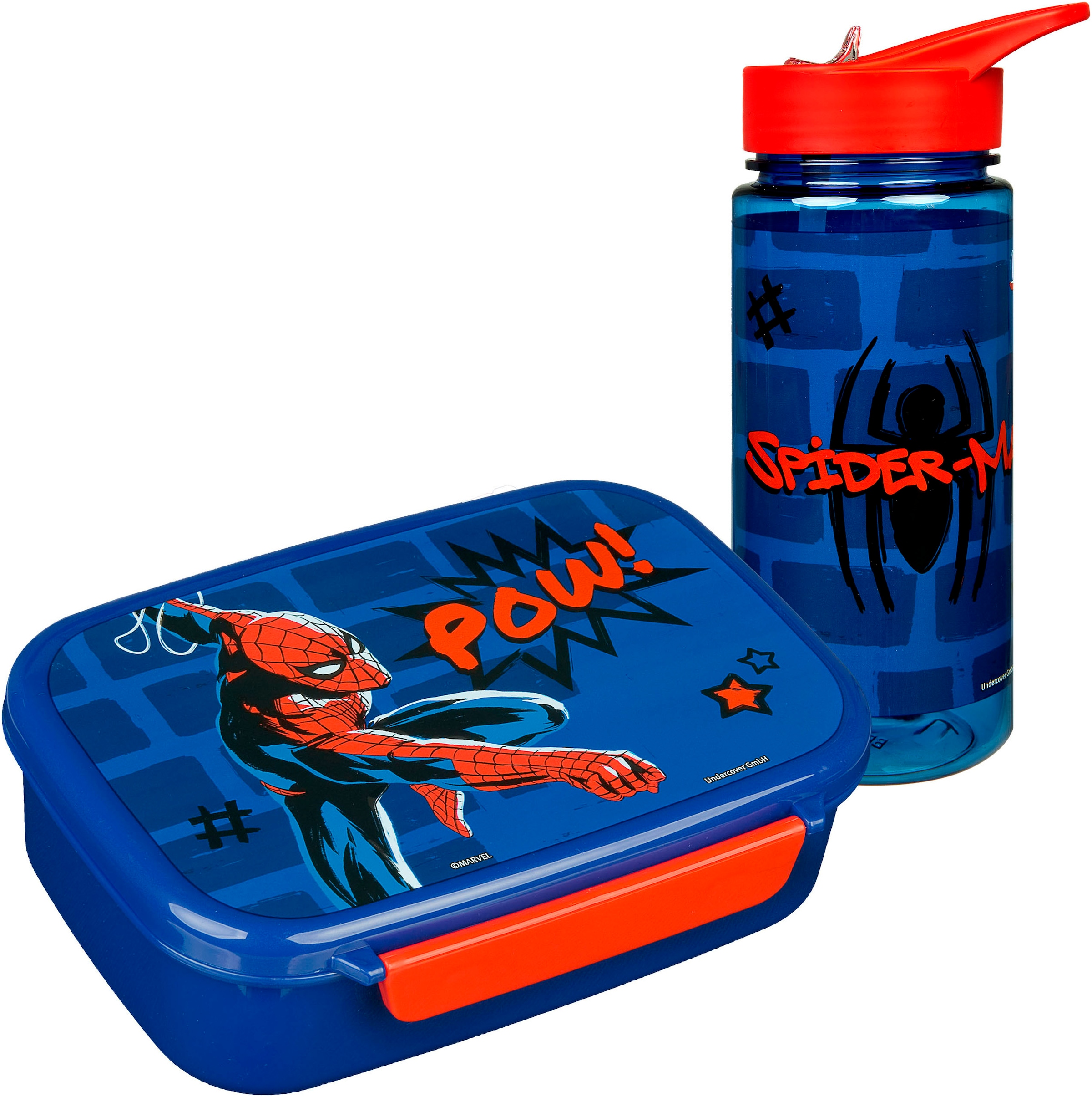 Scooli Lunchbox »Spider-Man«, (Set, 2 tlg.), mit Trinkflasche