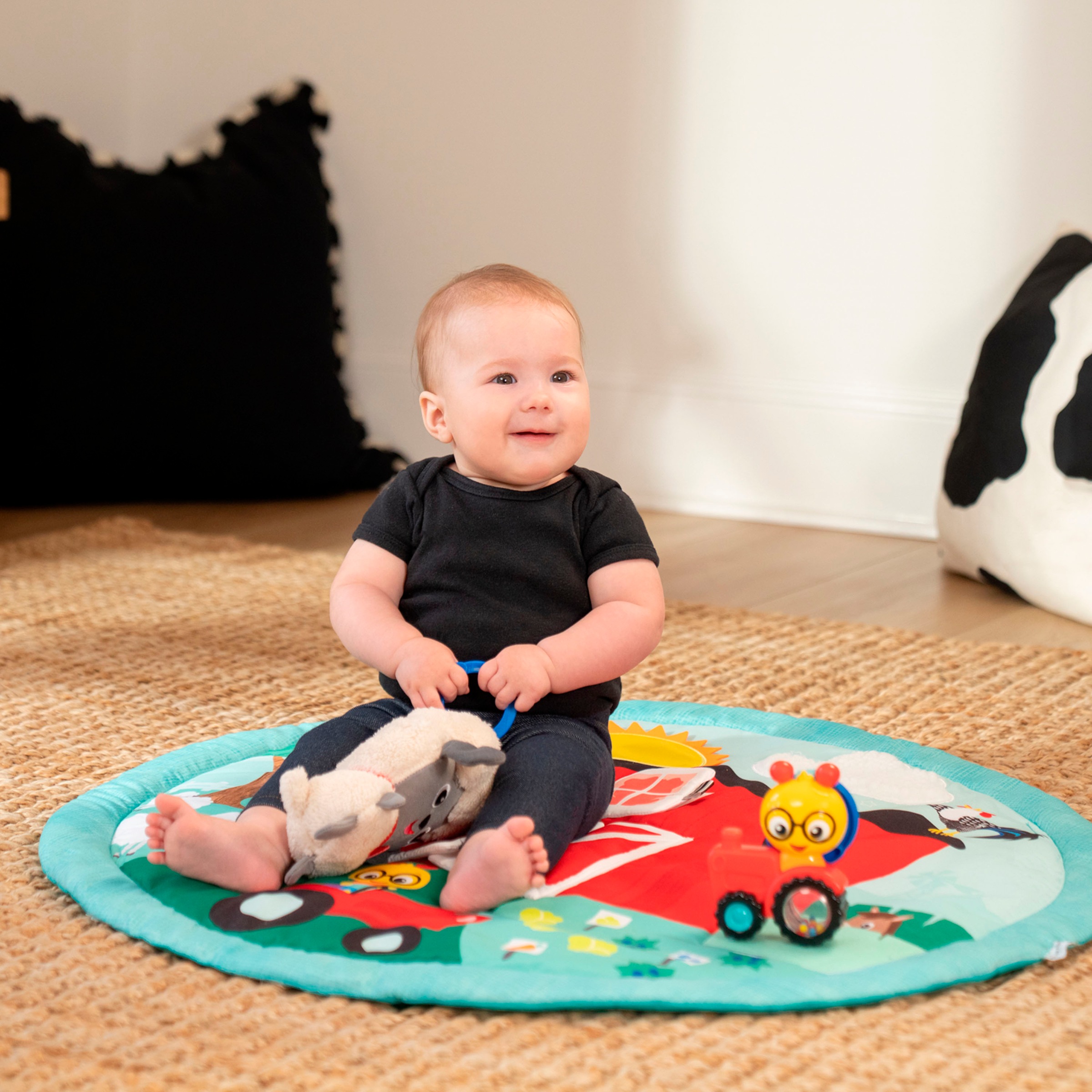 Baby Einstein Spielbogen »Happy Harvest Touch & Feel Activity Gym«, mit Soundeffekt