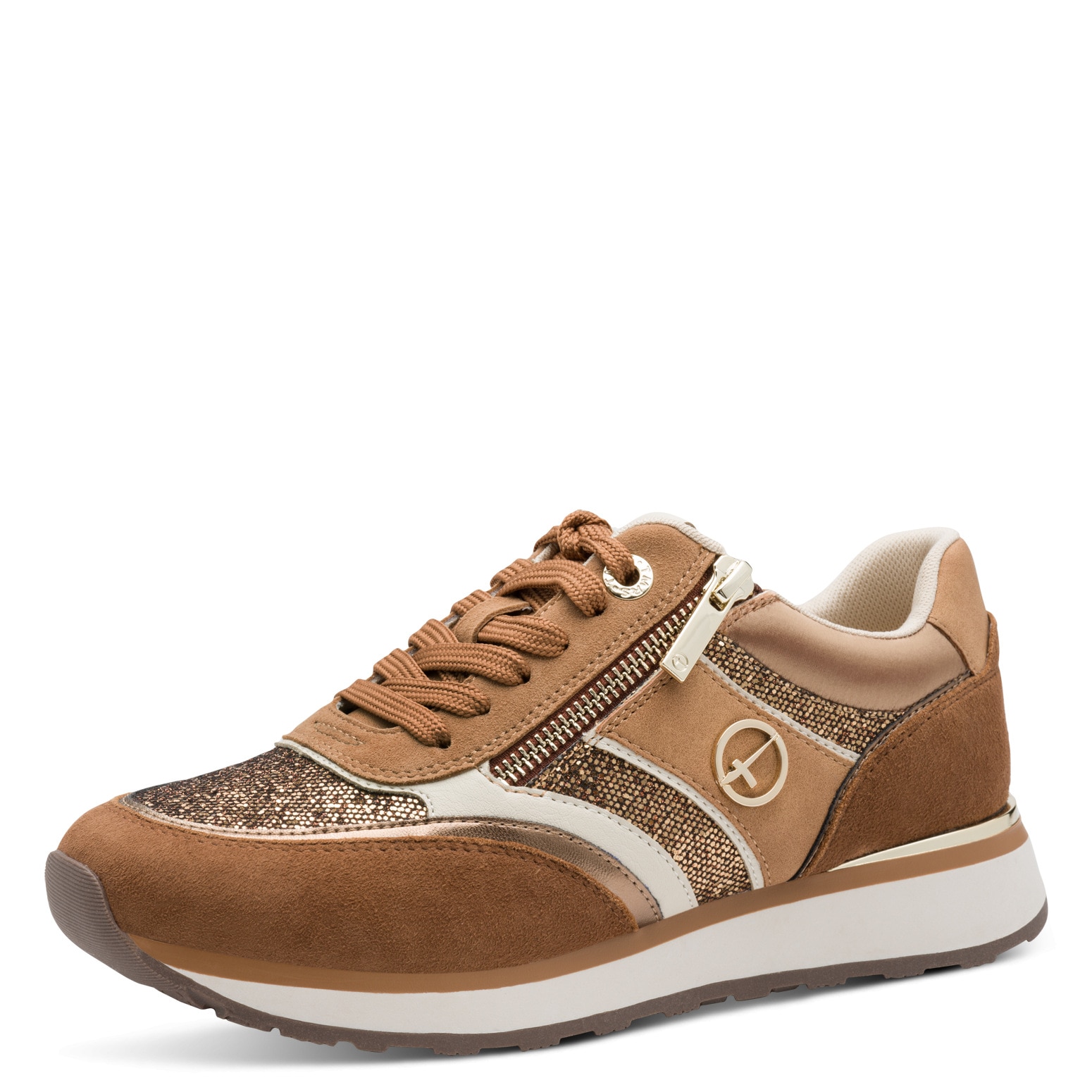 Tamaris Keilsneaker, Freizeitschuh, Halbschuh, Schnürschuh mit Kontrastbesä günstig online kaufen