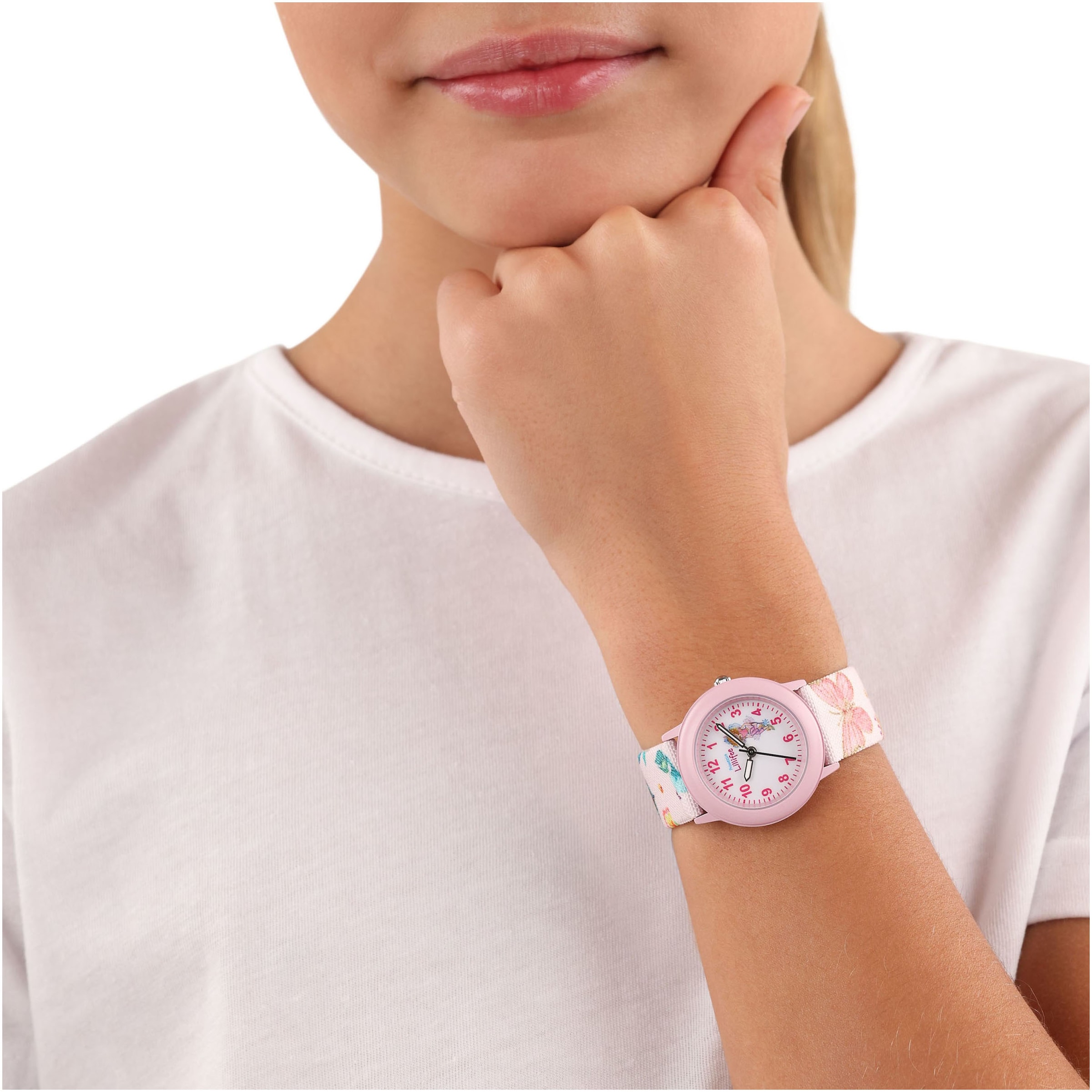 Prinzessin Lillifee Quarzuhr, Armbanduhr, Kinderuhr, Mädchenuhr, ideal auch als Geschenk