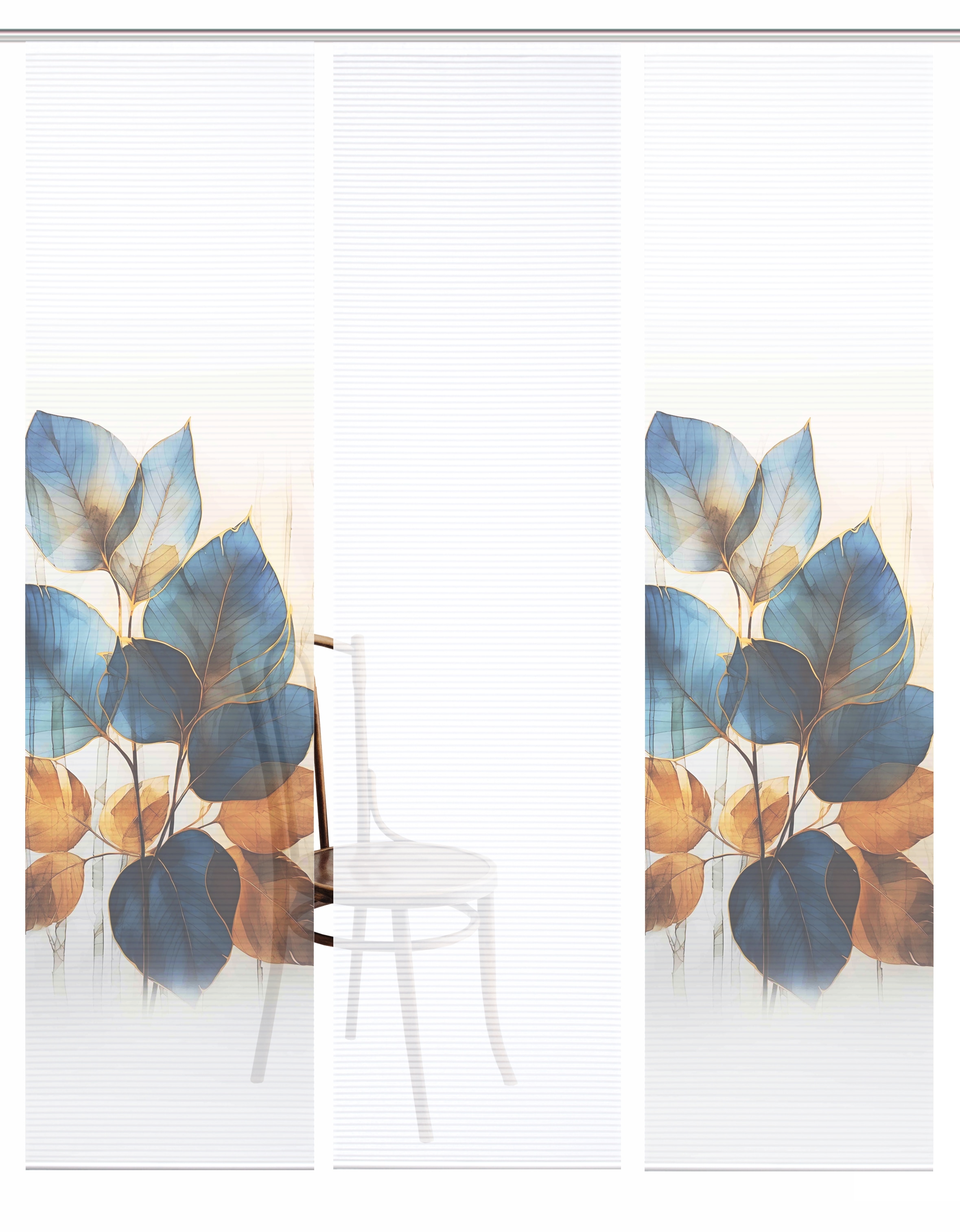 HOME in green Schiebegardine "THALIN" Paneelwagen 3 Stk. tlg. Bambusoptik, günstig online kaufen