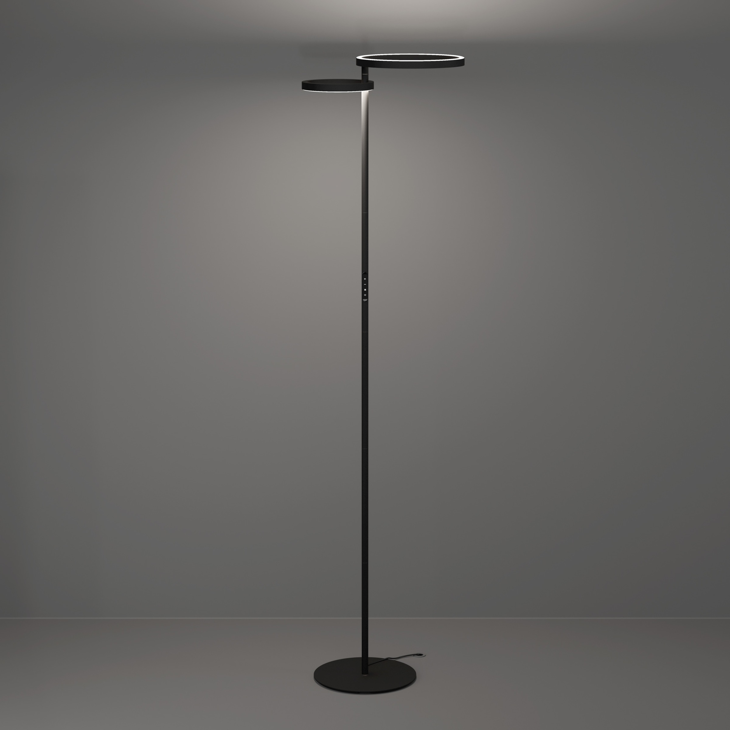 EGLO Stehlampe »CASTELPOTO 1 Stehlampe - Stahl - LED;LED - 16W;12W - IP20« LED-Modul 1 Stk. Kaltweiß | Neutralweiß | Warmweiß Standleuchte, Leselampe, Wohzimmer, Schlafzimmer, L43 x B30 x H180 cm