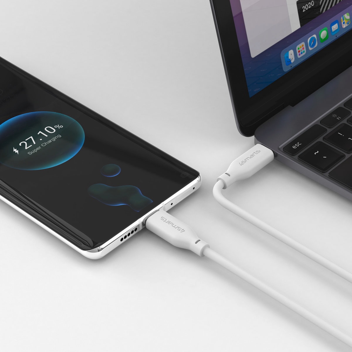 4smarts USB-Kabel »High Flex USB-C zu USB-C Silikon-Kabel 60W, 1,5m«, USB-C, 150 cm